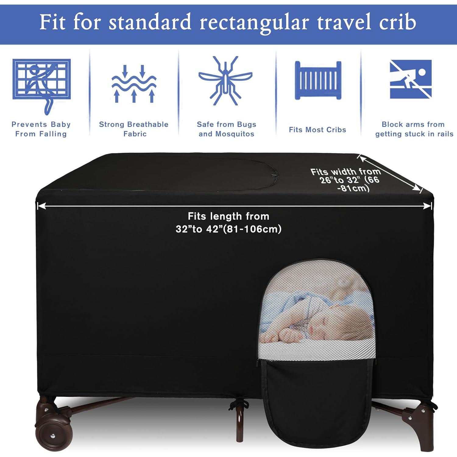 Cubierta Blackout Dofilachy para Cuna de Viaje - 121.92 cm