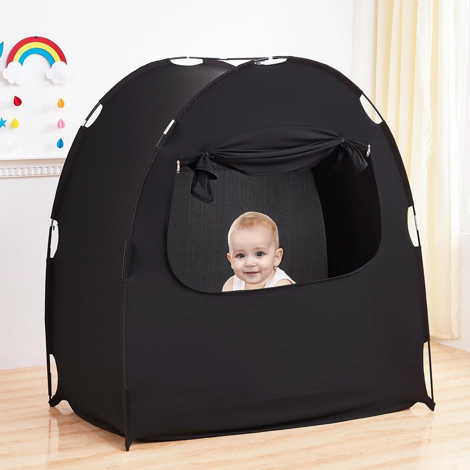 Carpa Blackout Mengersi para Cuna Pack and Play 129.5x78.7cm