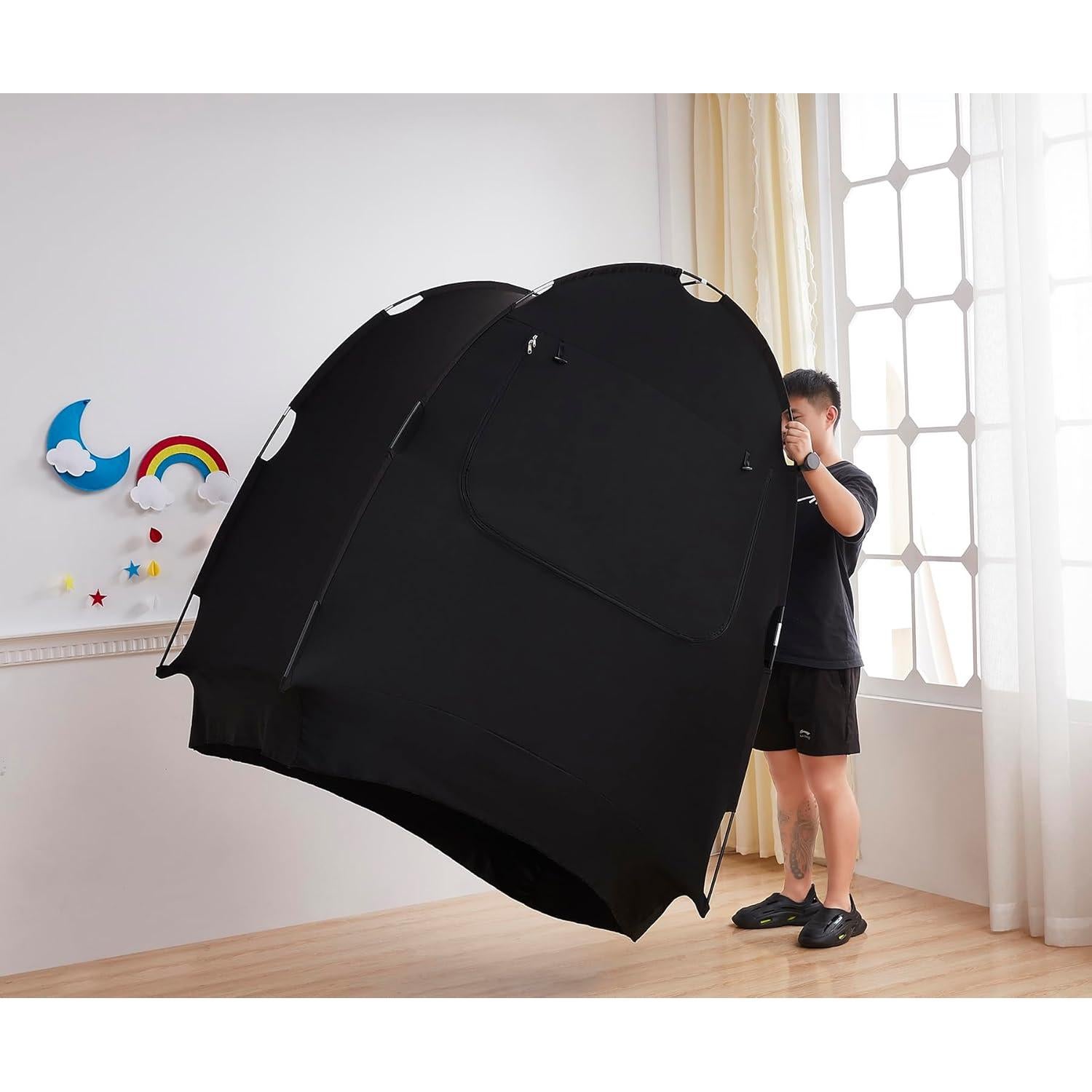 Carpa Blackout Mengersi para Cuna Pack and Play 129.5x78.7cm