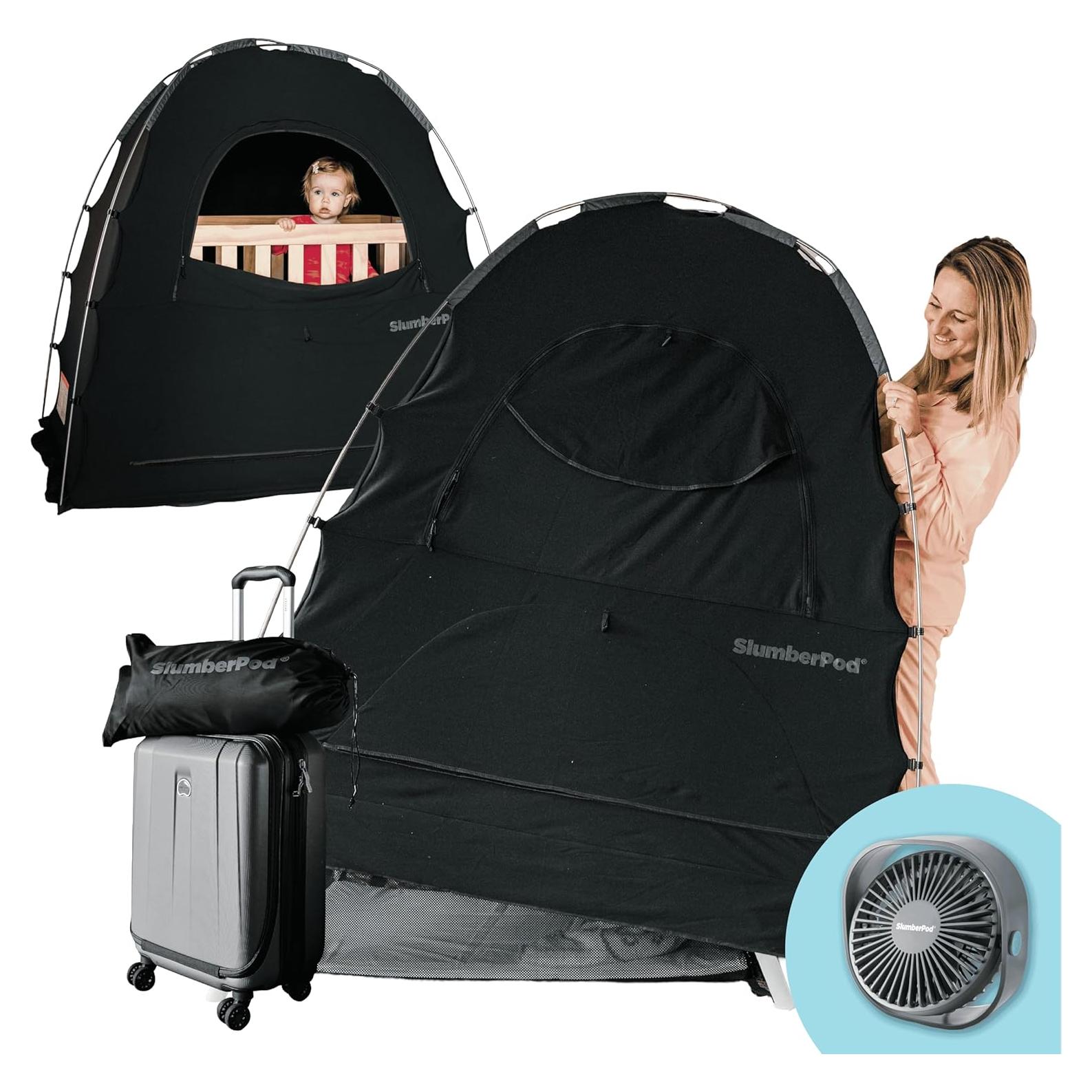 SlumberPod 3.0 con Ventilador - Tienda de Sueño Oscura para Bebés
