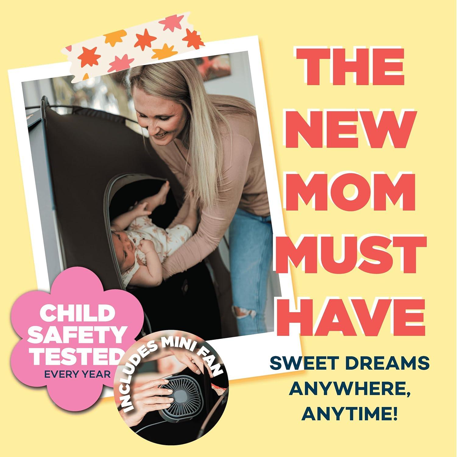 SlumberPod 3.0 con Ventilador - Tienda de Sueño Oscura para Bebés