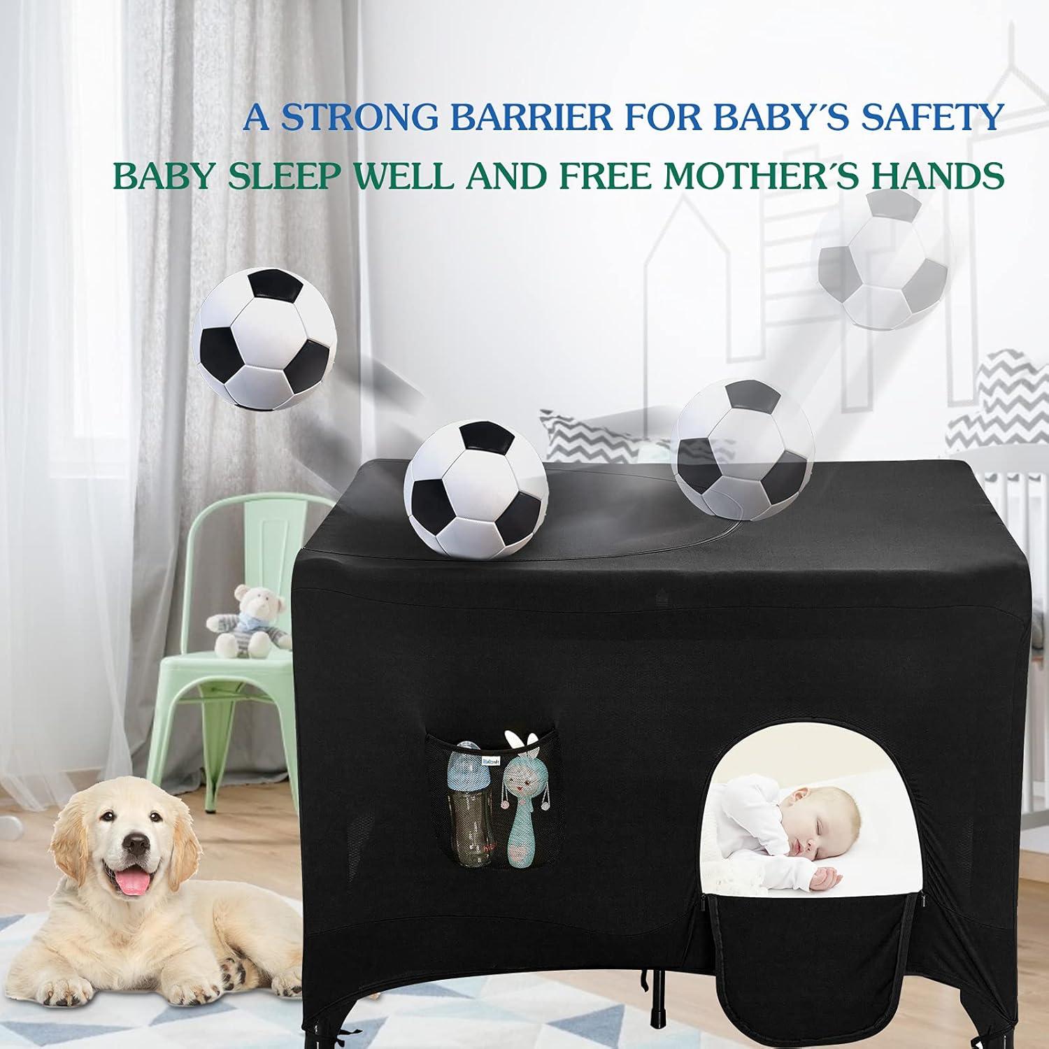 Cubierta Blackout Hiaksedt para Pack N Play 96x70 cm