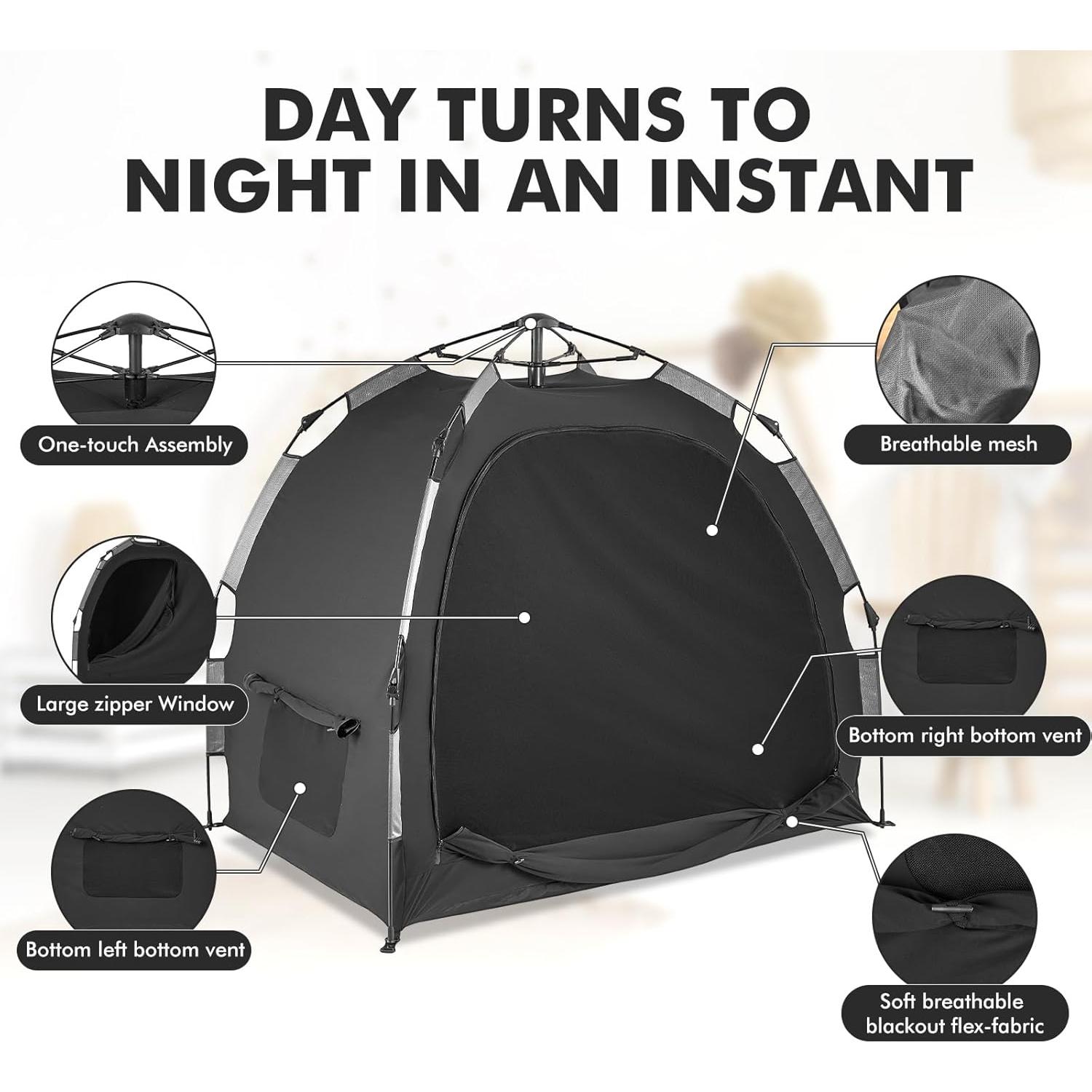 Cubierta Blackout YAVIL para Cuna Plegable 145x95 cm