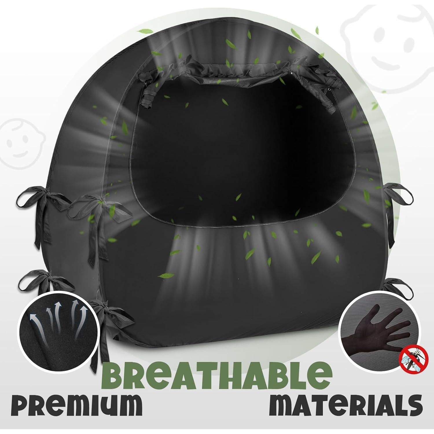 Funda de Oscurecimiento BORNA para Cuna y Pack N Play 129.5x69.8cm