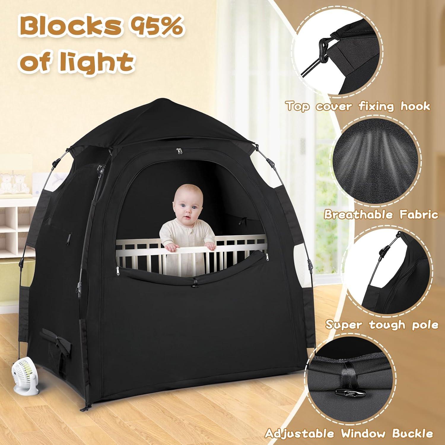 Cubierta Blackout WANRU para Pack N Play 130x89 cm - Tienda de Sueño