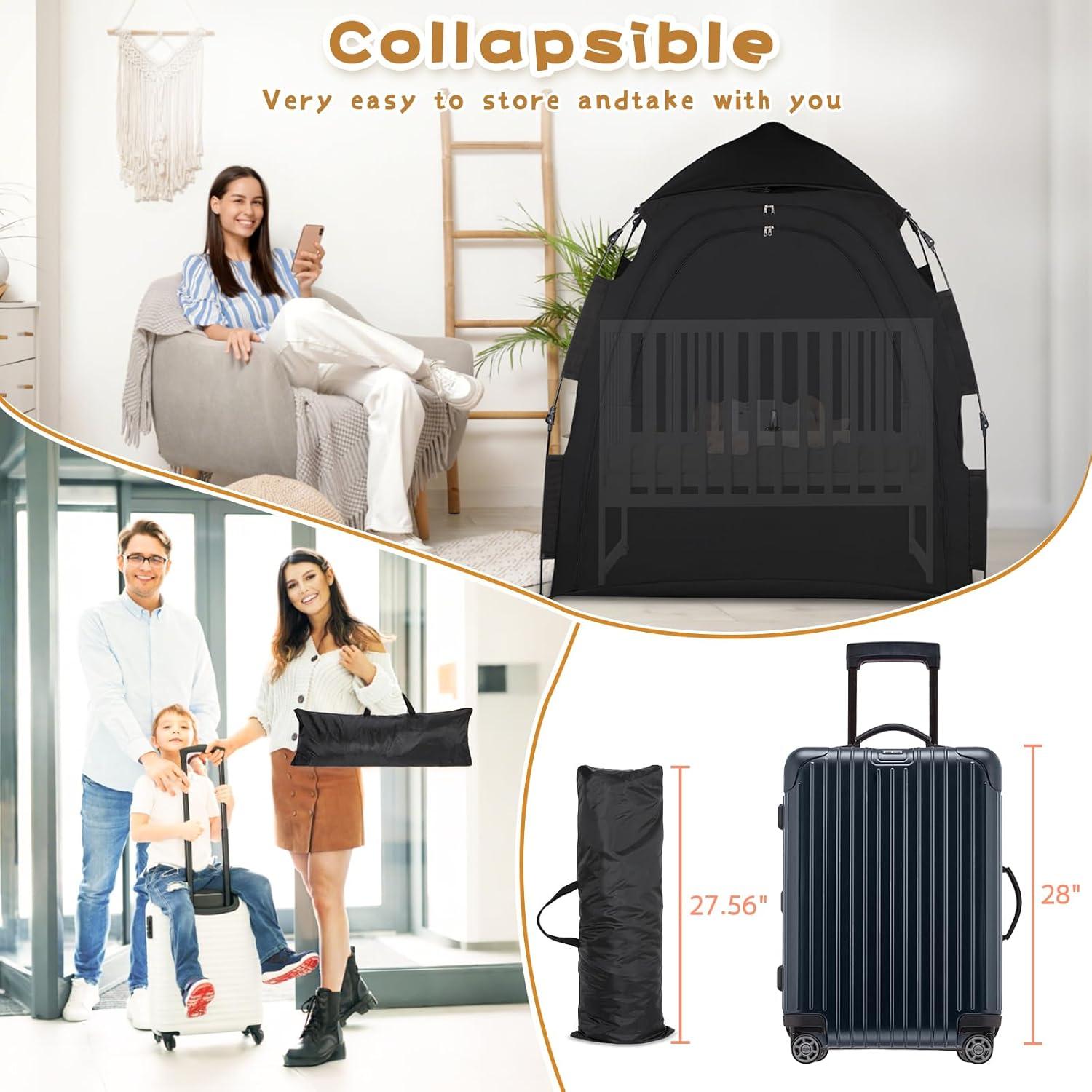 Cubierta Blackout WANRU para Pack N Play 130x89 cm - Tienda de Sueño