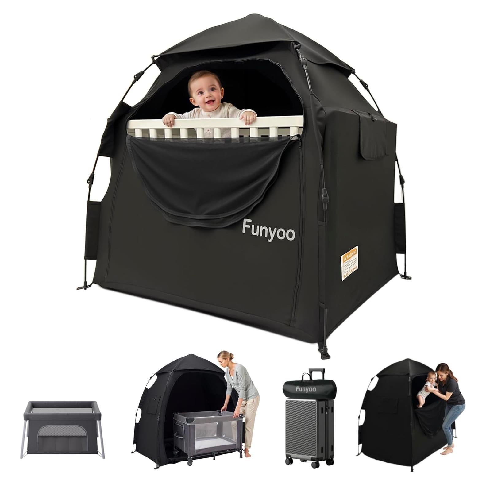 Tienda Blackout para Bebés Funyoo - Cuna de Viaje 180x150 cm