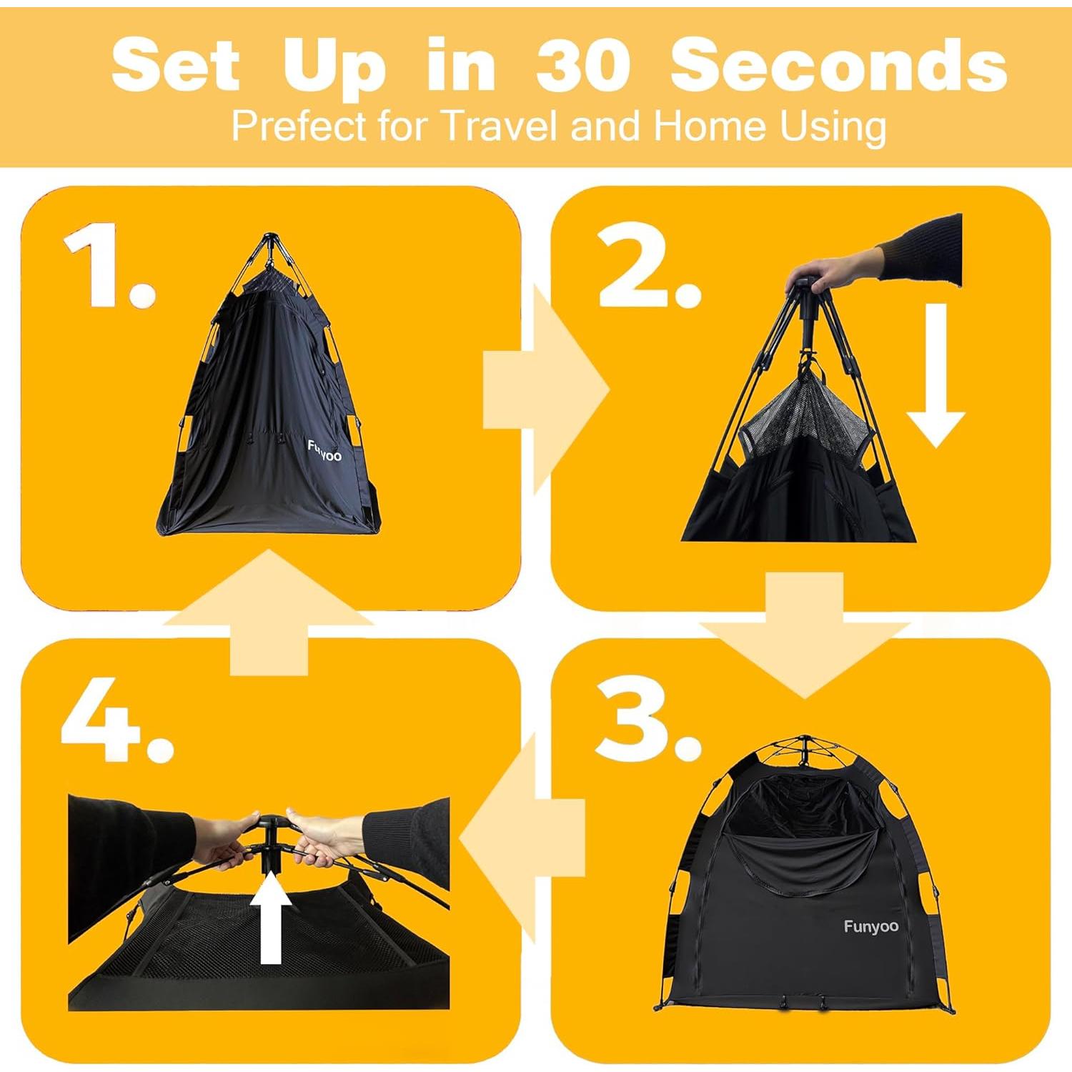 Tienda Blackout para Bebés Funyoo - Cuna de Viaje 180x150 cm