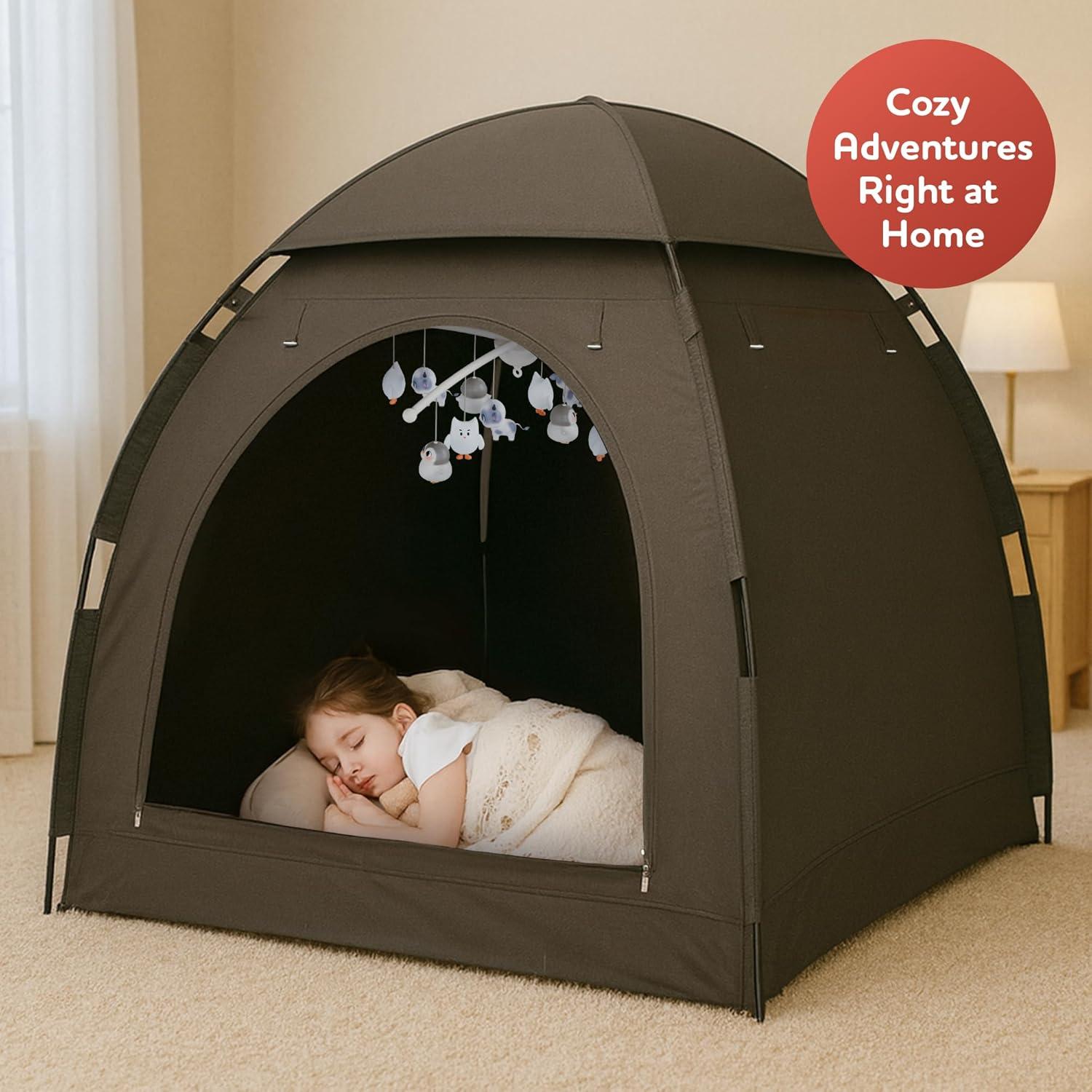 Carpa Blackout para Cuna Young Minds - Impermeable y Antimosquitos