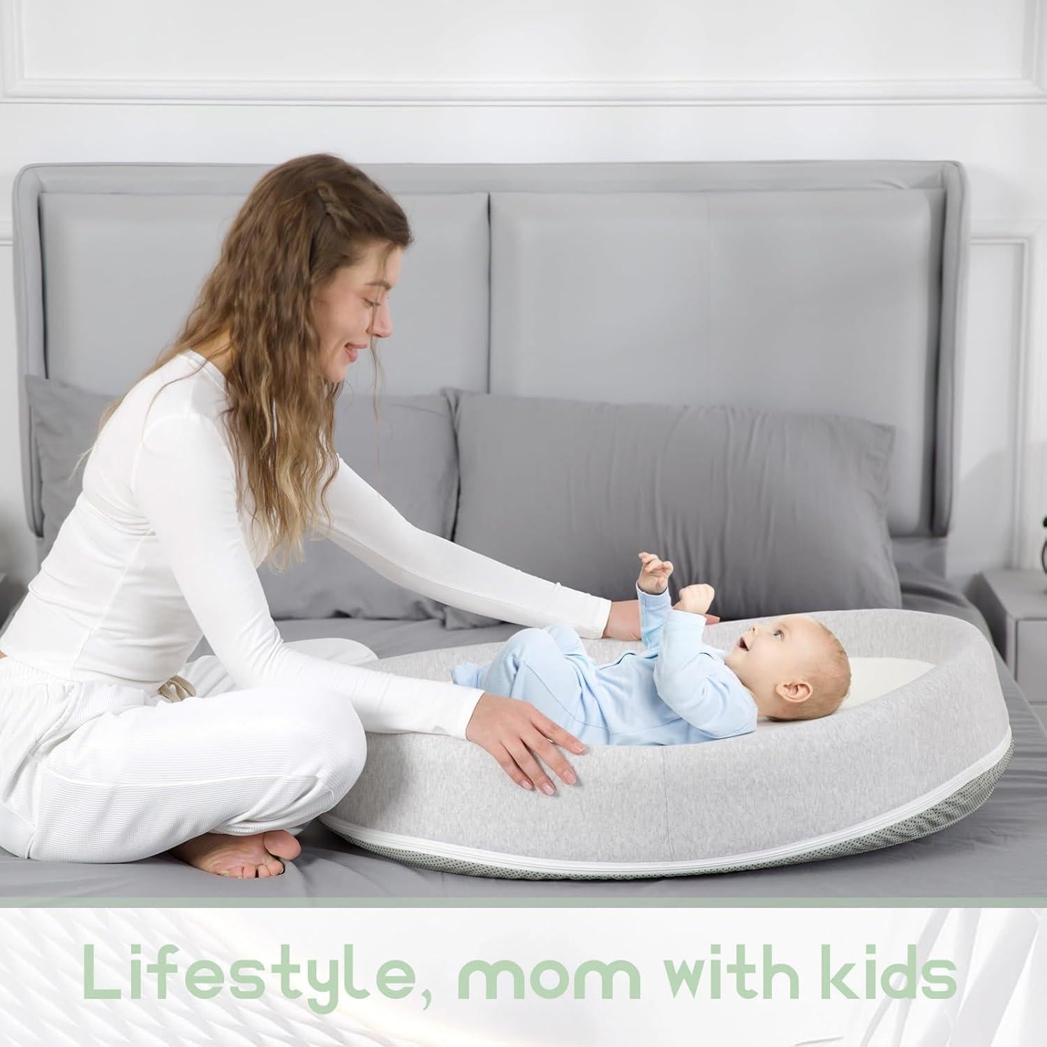 Cuna para Bebé D'OR Portátil Transpirable Algodón 90x60cm