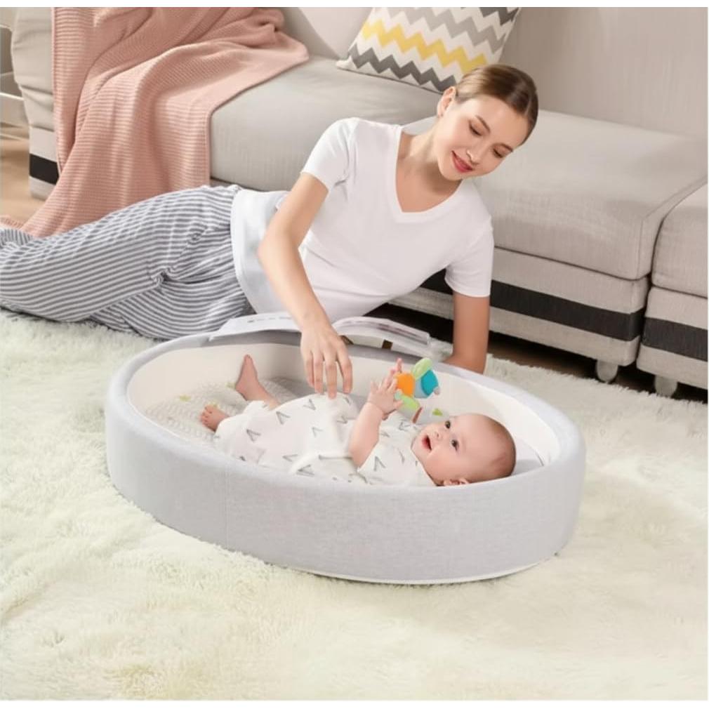 Cuna para Bebé D'OR Portátil Transpirable Algodón 90x60cm