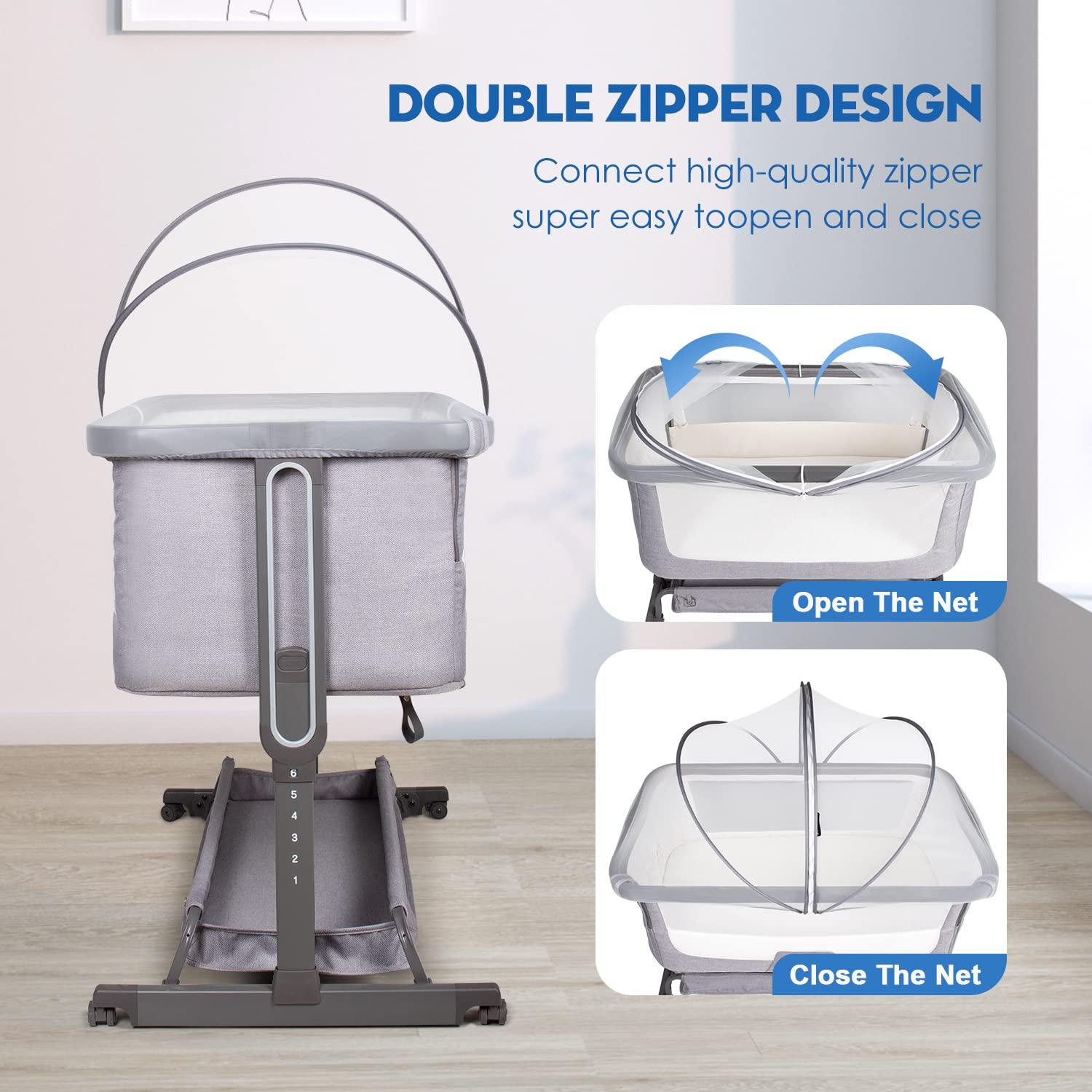 Cubierta de Cuna Beberoad Love Antimosquitos 99x56 cm Blanca