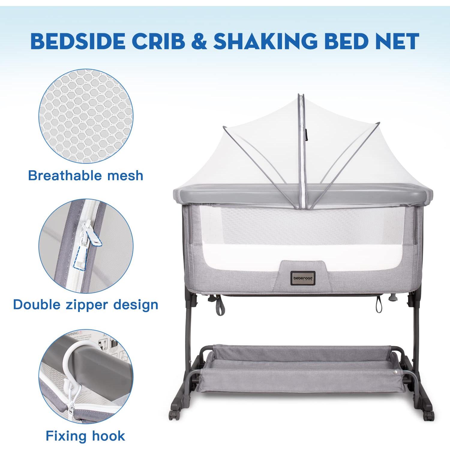 Cubierta de Cuna Beberoad Love Antimosquitos 99x56 cm Blanca