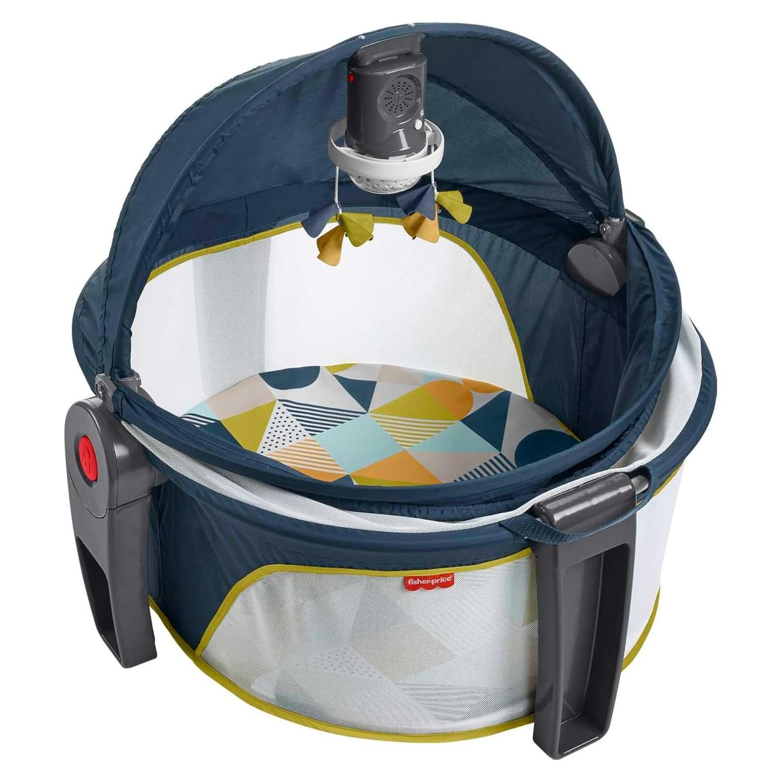 Cuna portátil Deluxe Fisher-Price HNB35 con proyector y música