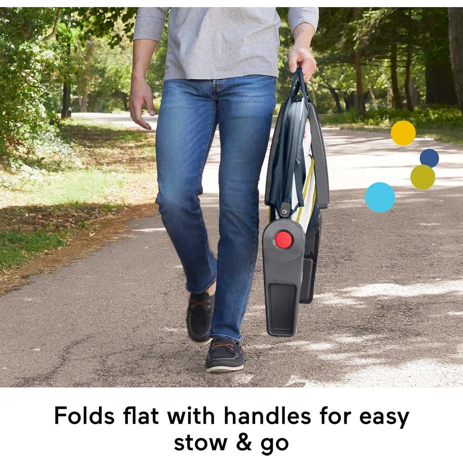 Cuna portátil Deluxe Fisher-Price HNB35 con proyector y música