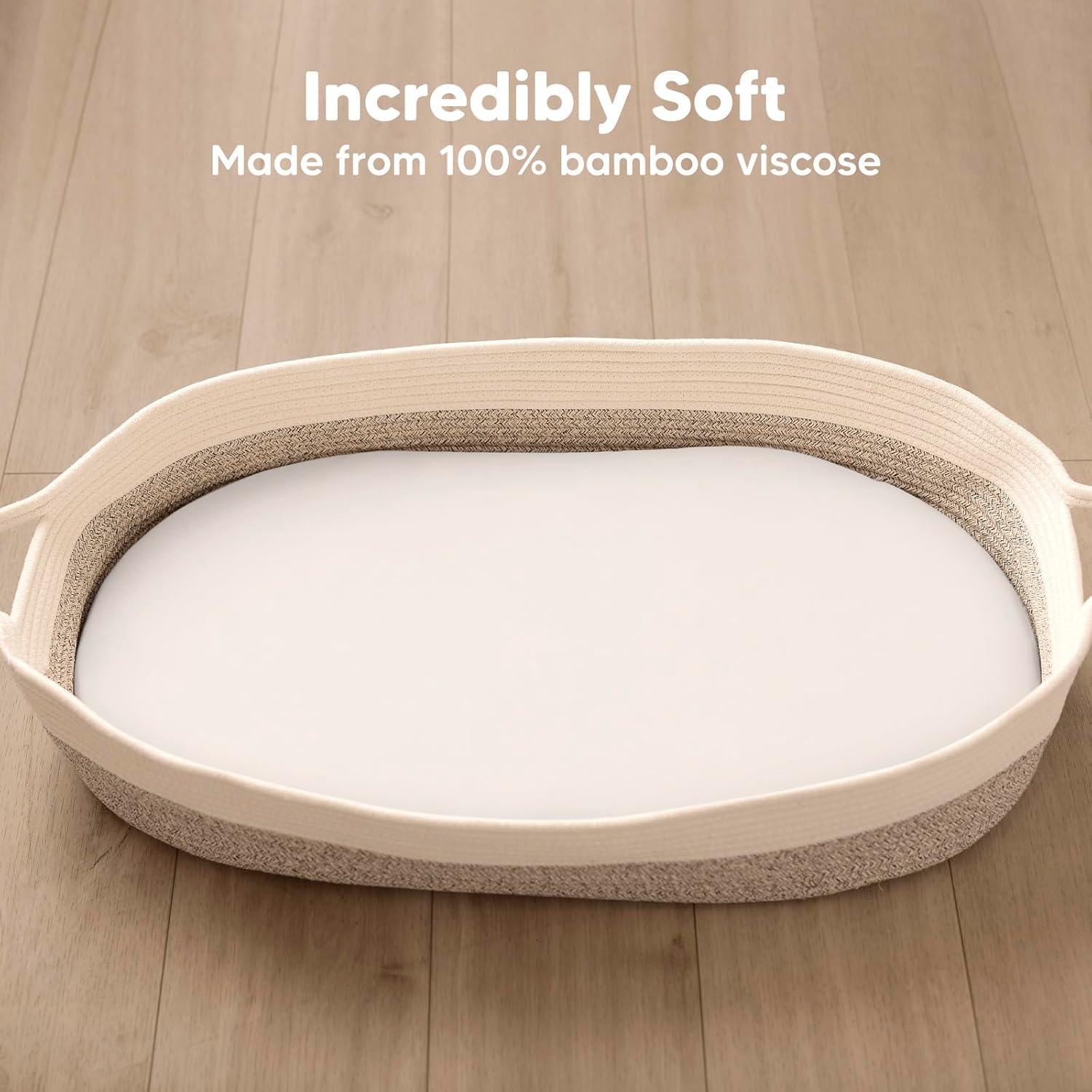 Juego de 2 Sábanas Ajustadas KeaBabies para Cuna 83.82x43.18cm