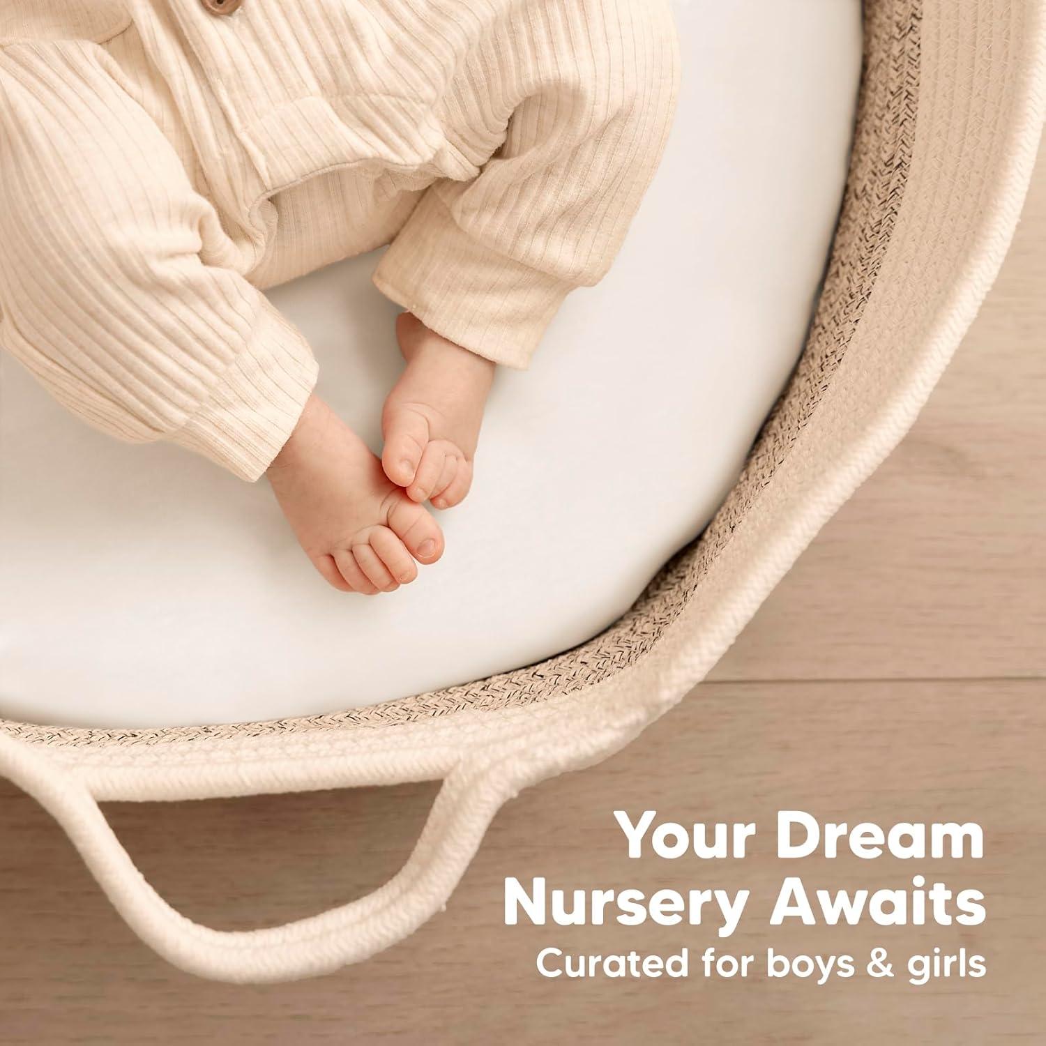 Juego de 2 Sábanas Ajustadas KeaBabies para Cuna 83.82x43.18cm