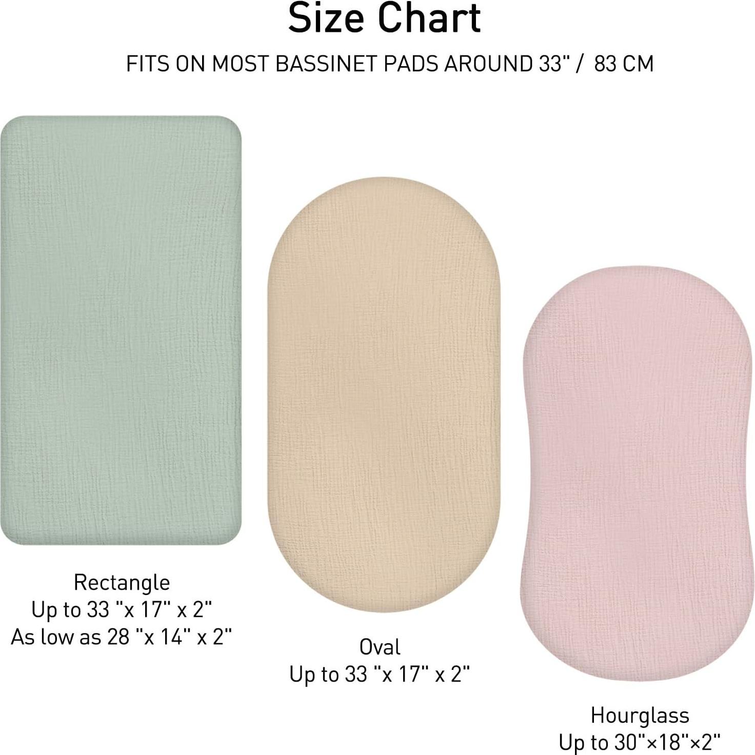 Sábanas Ajustadas LYRICHOM BABY para Cuna - Paquete de 2