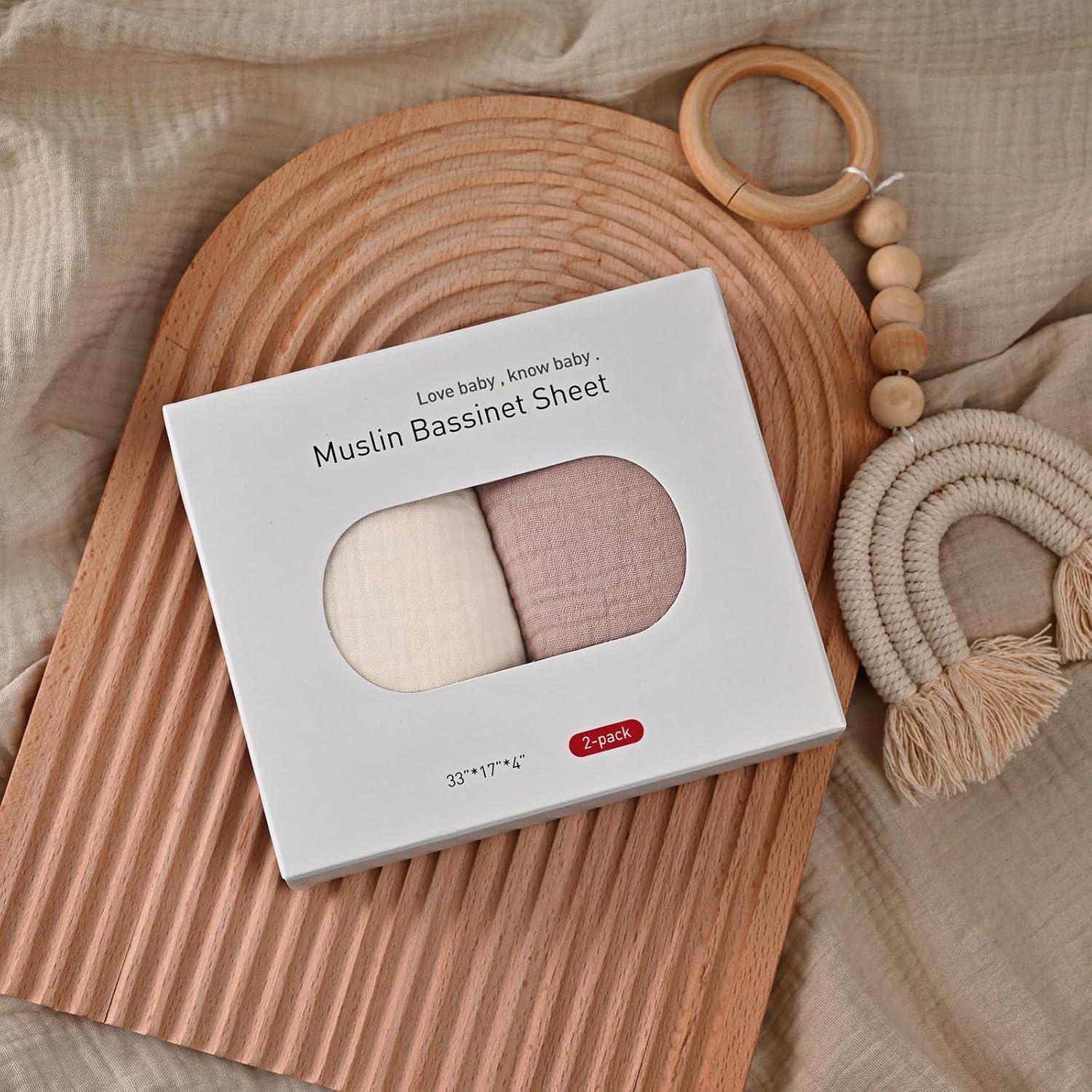 Sábanas Ajustadas LYRICHOM BABY para Cuna - Paquete de 2