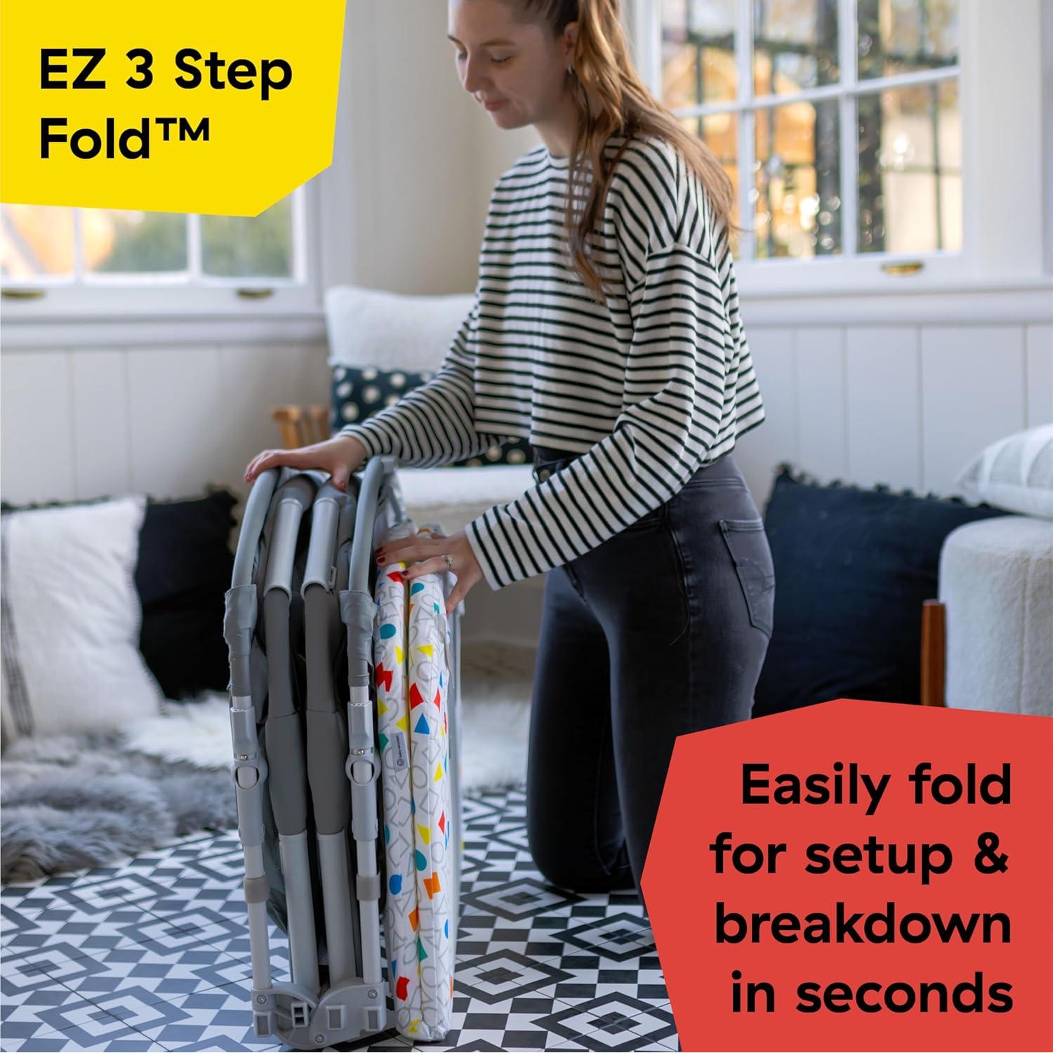 Cuna Plegable 3-en-1 Baby Einstein Kick & Snooze con Piano