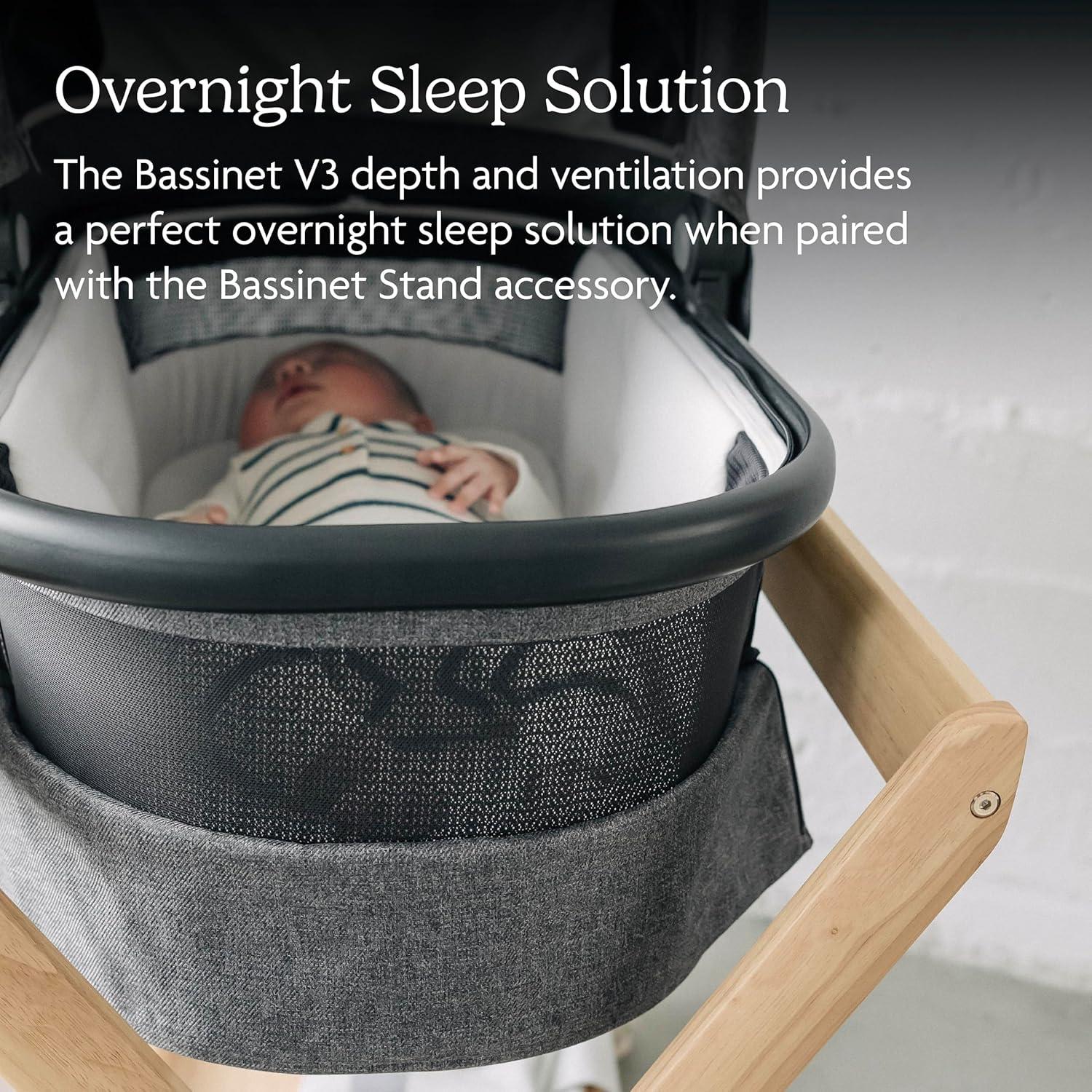 Cuna UPPAbaby V3 Greyson - Compatible con Vista, Cruz, Ridge