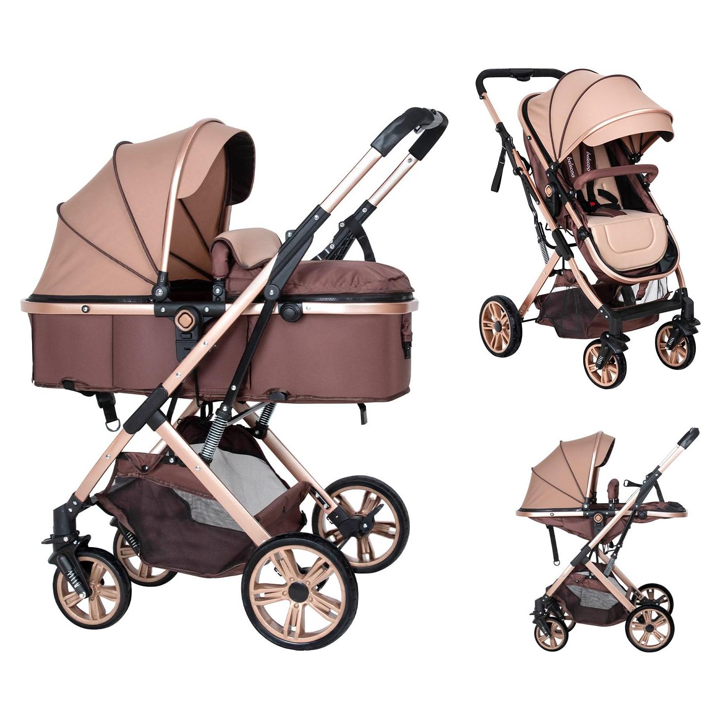 Cochecito para Bebé PEARLOVE HA321 Plegable con Capota Ajustable