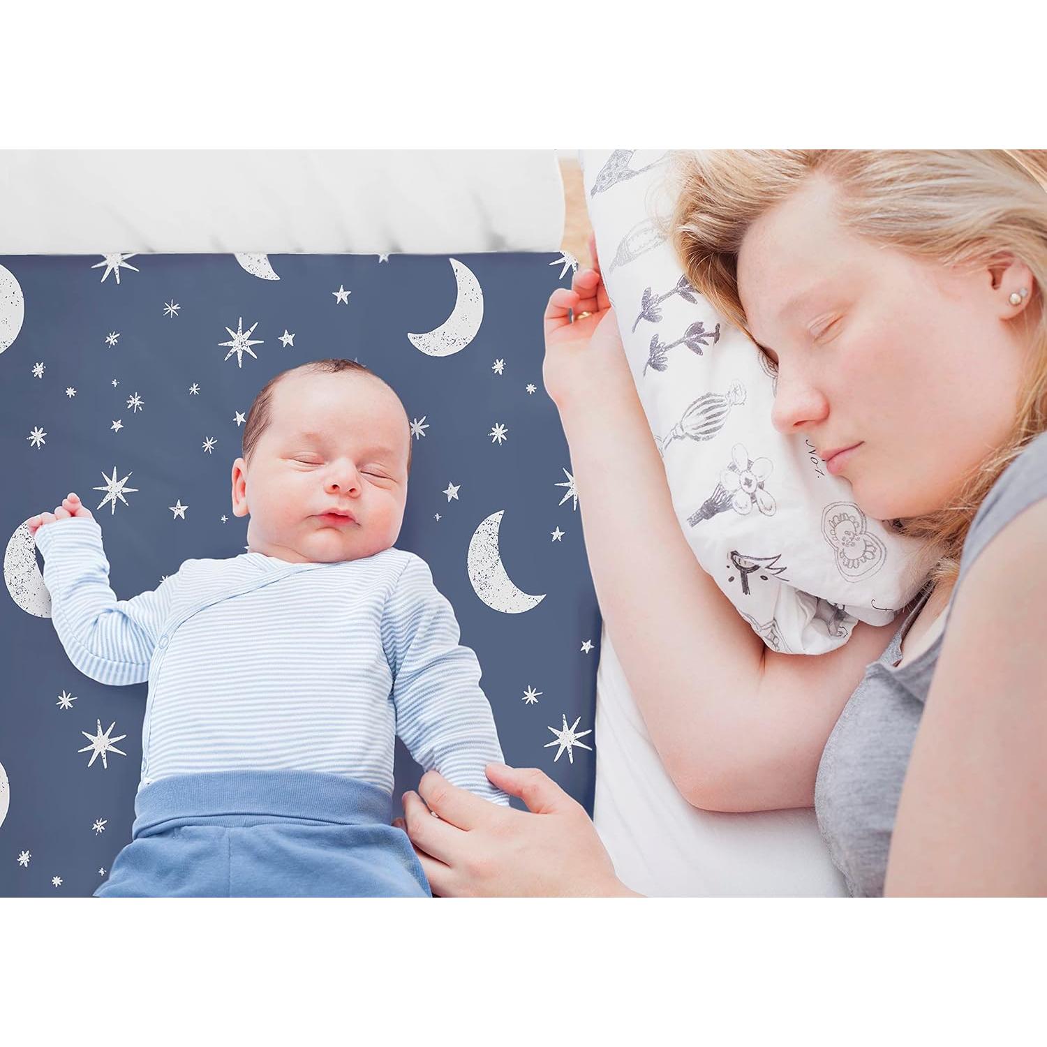 Sábanas Ajustadas para Cuna Lateral Cambria Baby 100% Algodón Orgánico