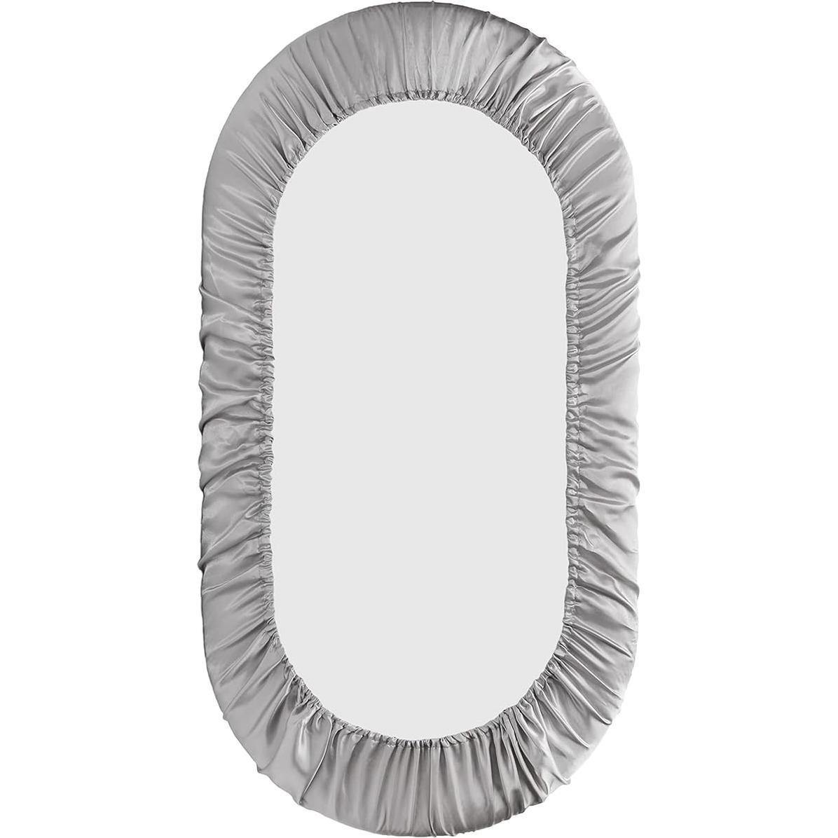 Sábanas de Cuna Pro Goleem de Satén 2 Piezas Blanco y Gris