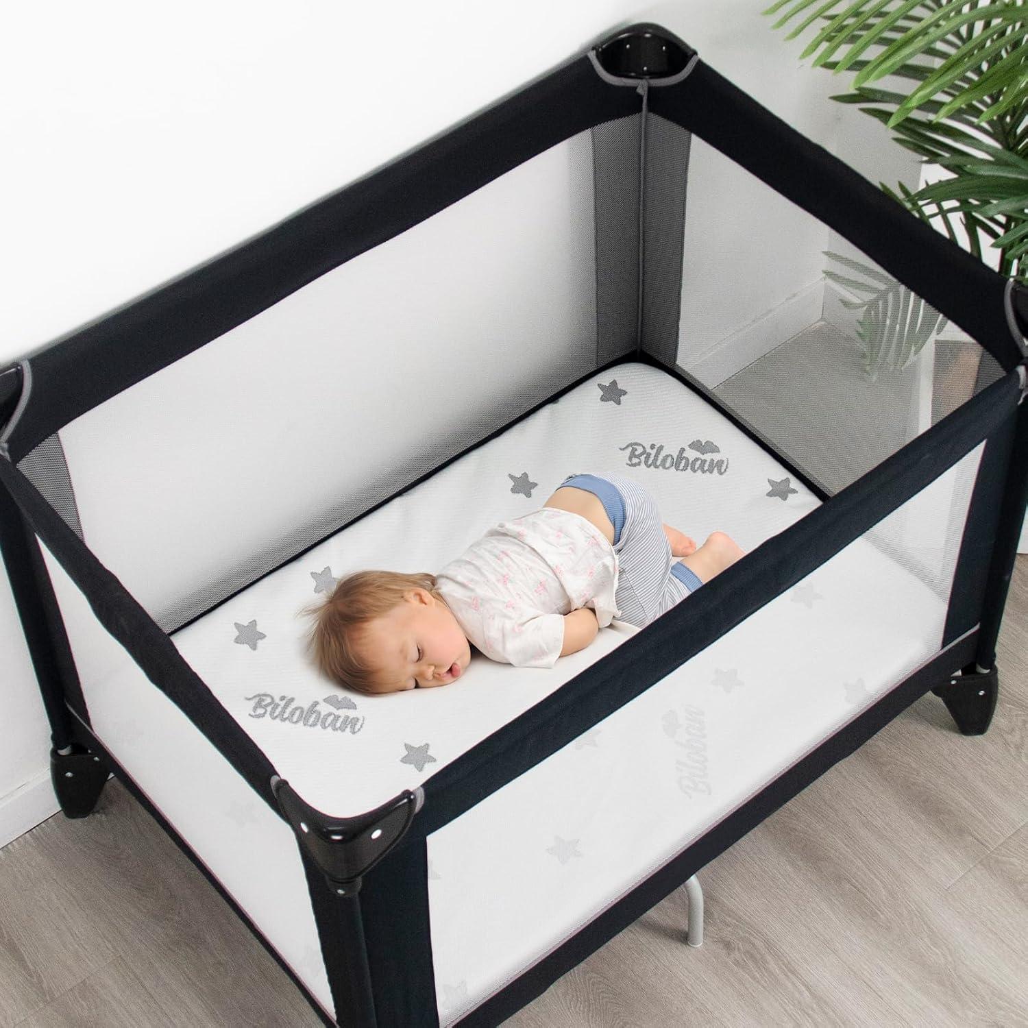 Protector de Colchón para Cuna Biloban 63.5x92.7cm Impermeable