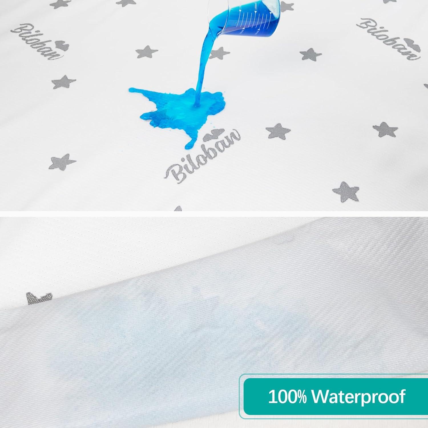 Protector de Colchón para Cuna Biloban 63.5x92.7cm Impermeable