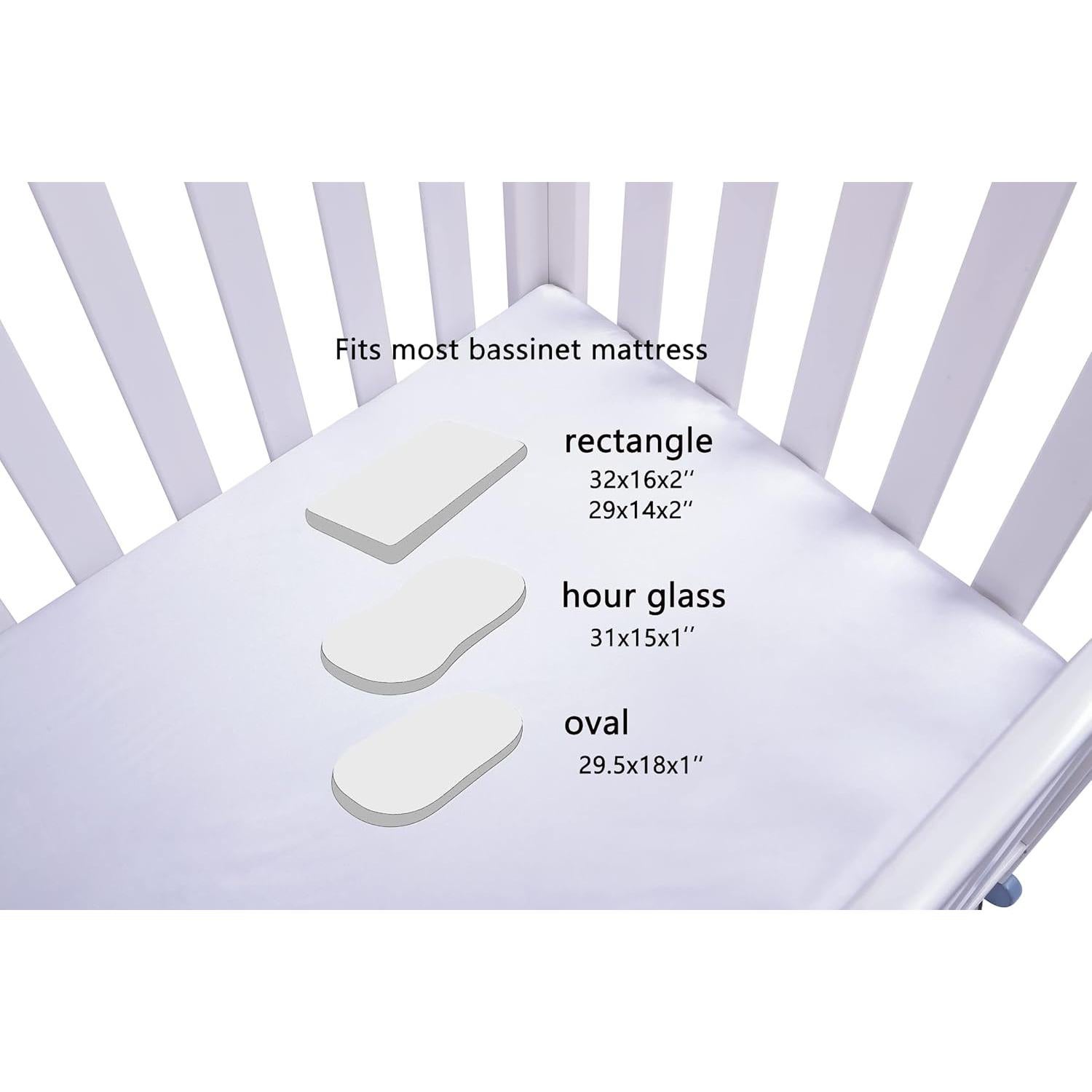 Juego de Sábanas para Cuna de Satén Tcmyyund Rosa y Blanco