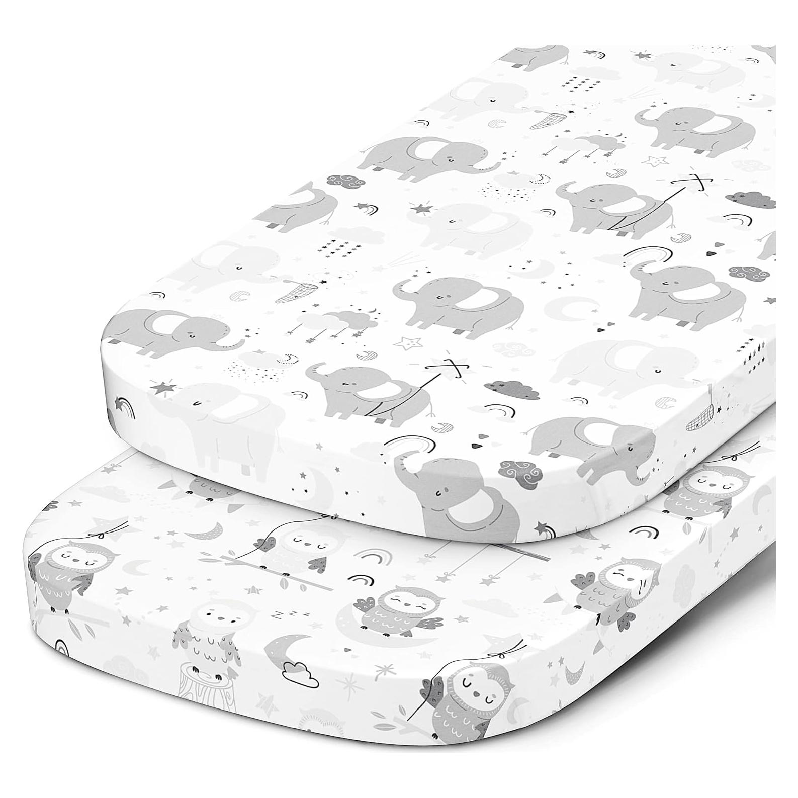 Sábanas para Cuna de Lado Joey + Joan 100% Algodón 2 Piezas