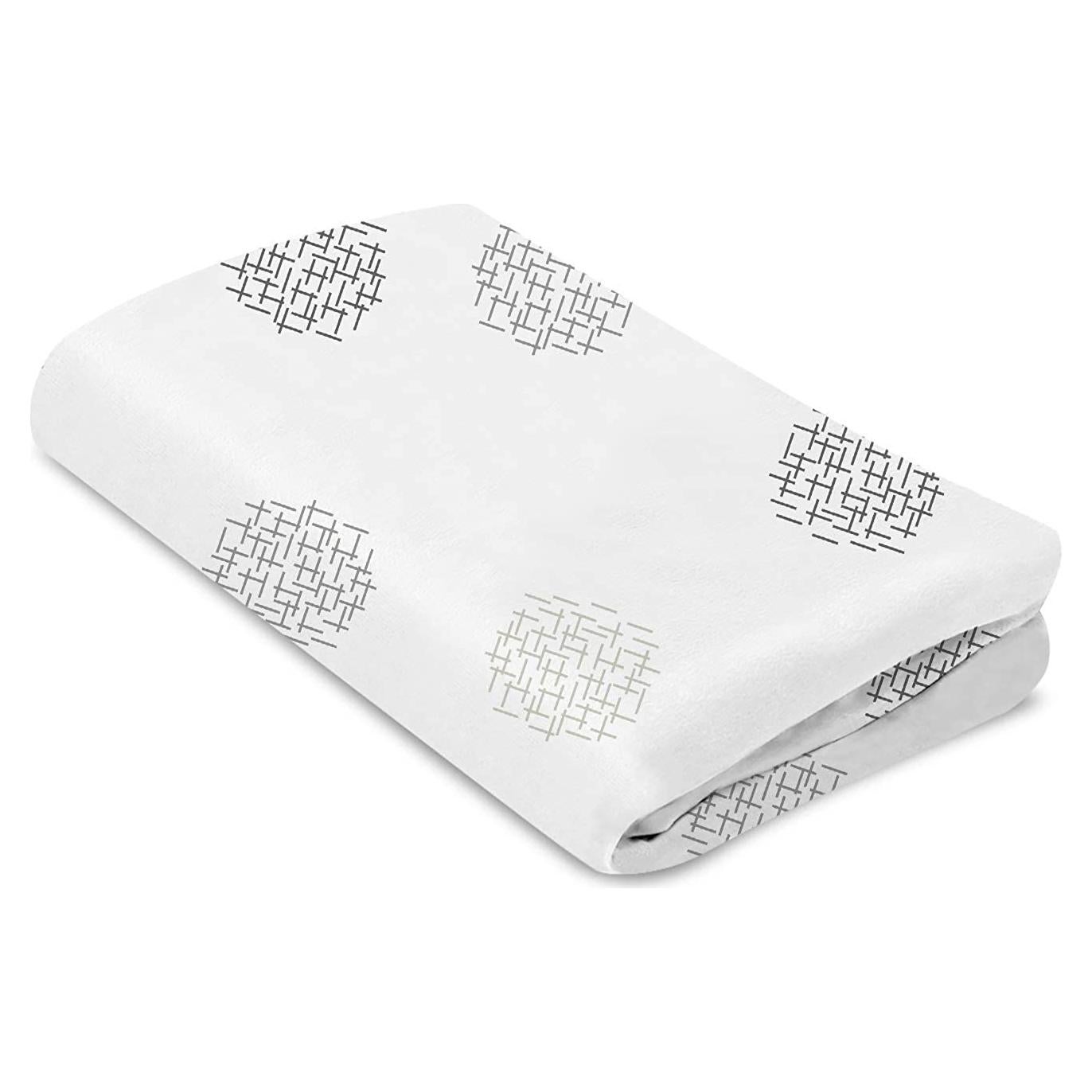 Sábana para cuna MamaRoo Sleep 4moms 100% algodón blanca