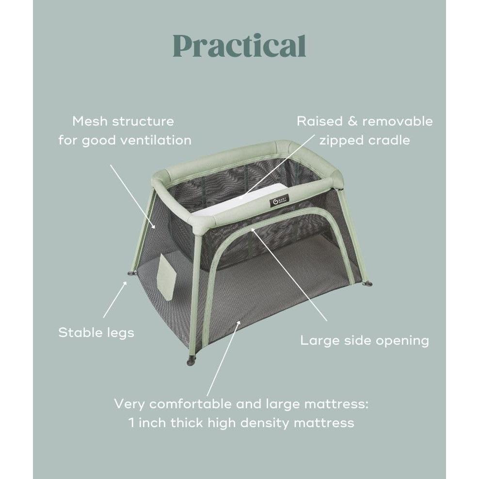 Cuna de viaje 3 en 1 Babymoov Moov & Comfy - Ligera y portátil