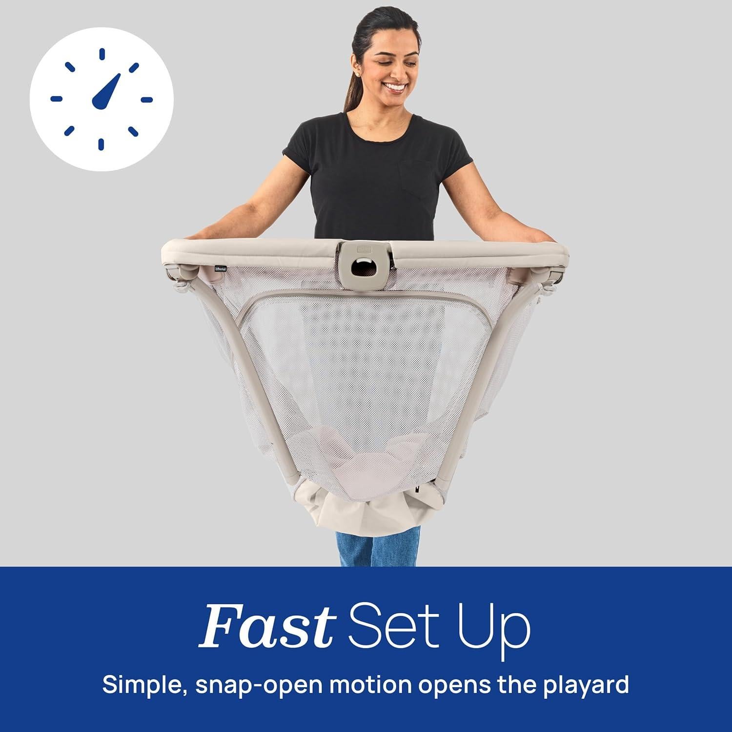 Cuna de Viaje Ligera Chicco Alfa Lite 5.7 kg Plegable Portátil