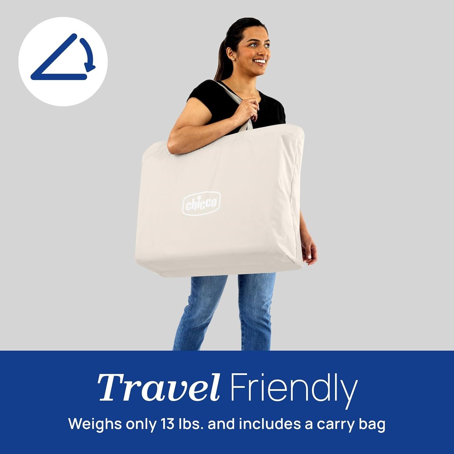 Cuna de Viaje Ligera Chicco Alfa Lite 5.7 kg Plegable Portátil