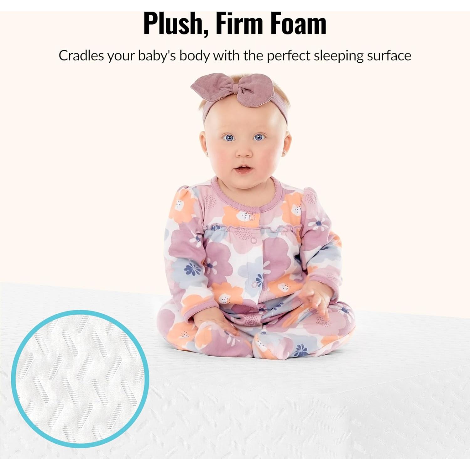 Colchón de Espuma Dream On Me Baby Fairy Dust 5" para Cuna