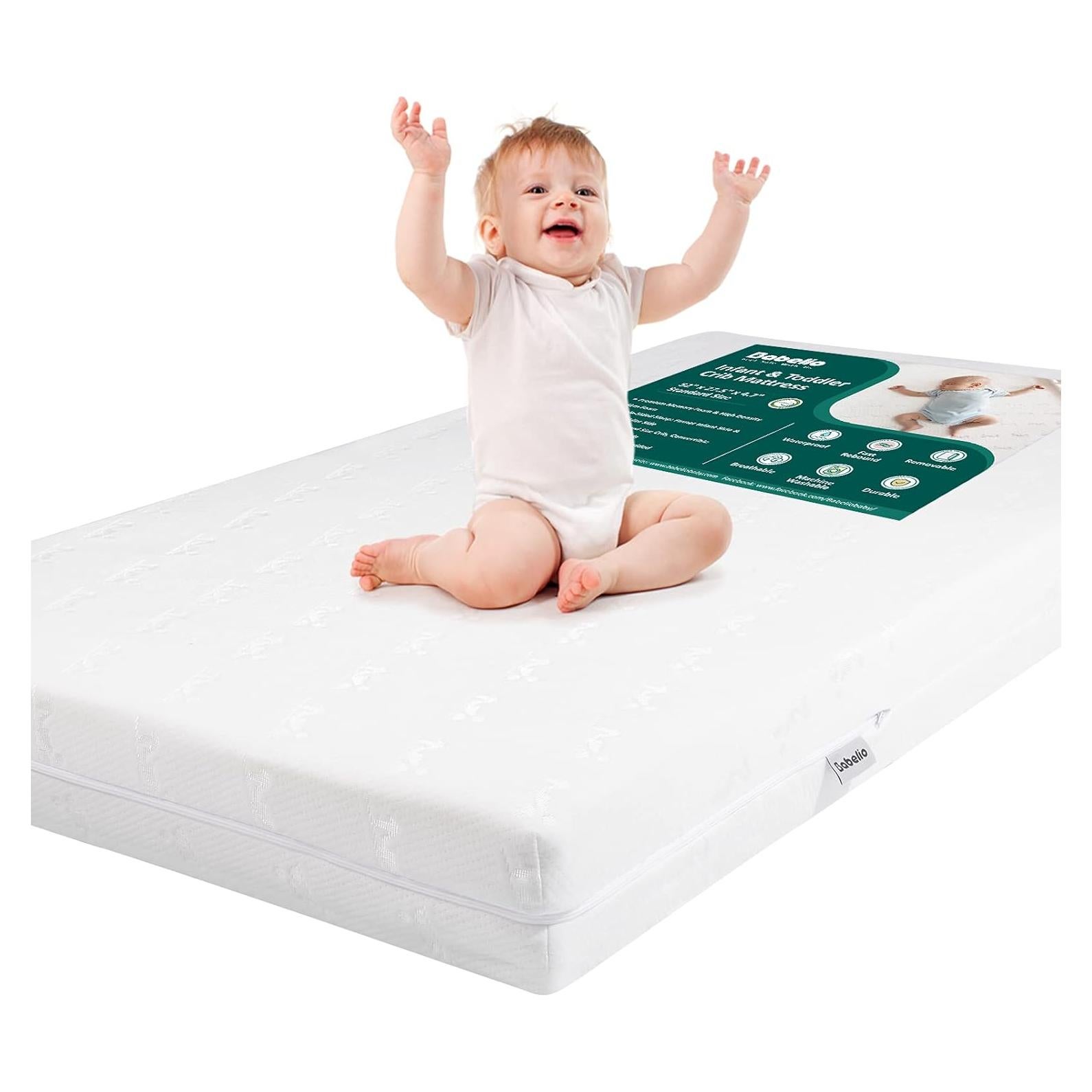 Colchón para cuna BABELIO 132x70 cm Doble Cara Viscoelástico