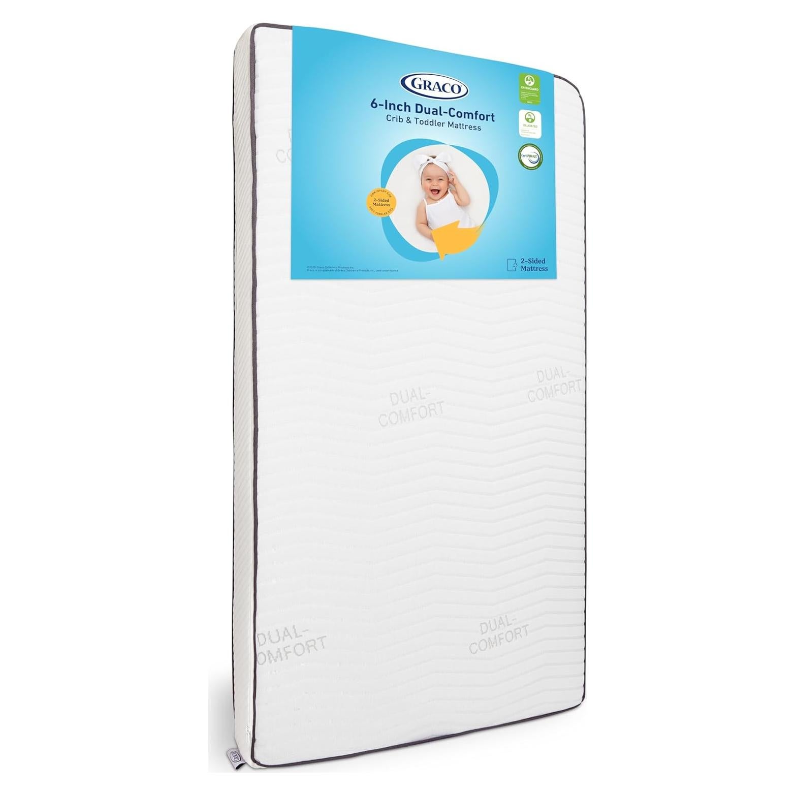 Colchón Graco Doble Confort 15.24 cm para Cuna y Niños