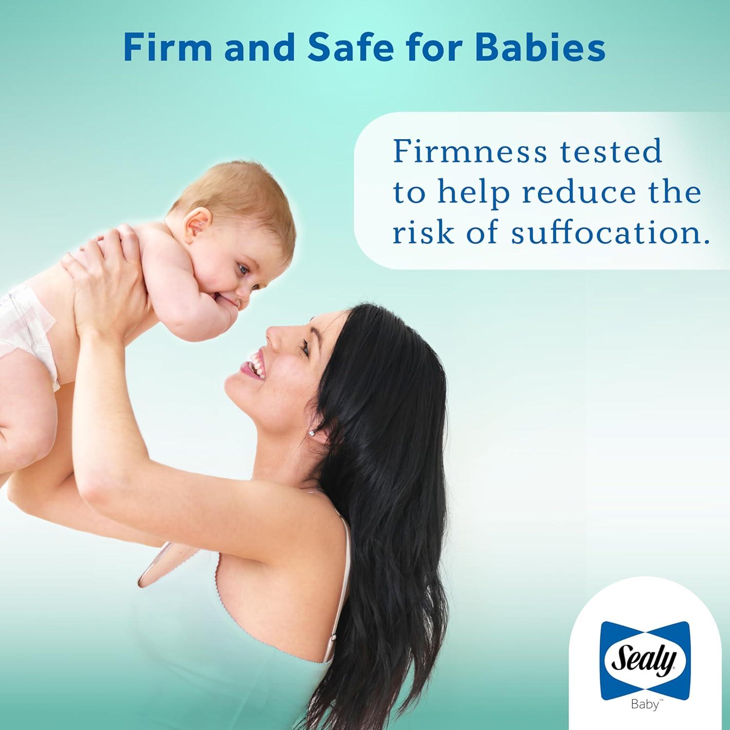 Colchón para Cuna Sealy Baby OptiCool 2 Etapas 131x69 cm