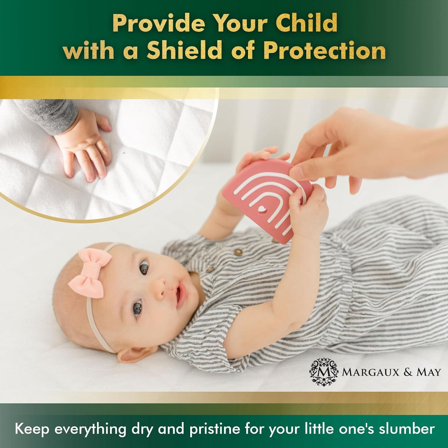 Protector de Colchón para Cuna Margaux & May - Impermeable 71x132 cm