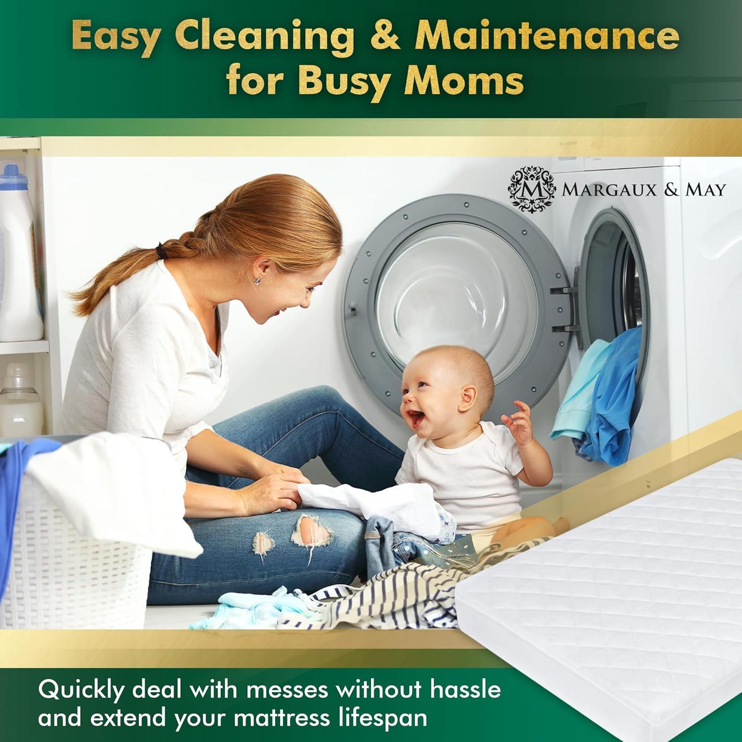 Protector de Colchón para Cuna Margaux & May - Impermeable 71x132 cm