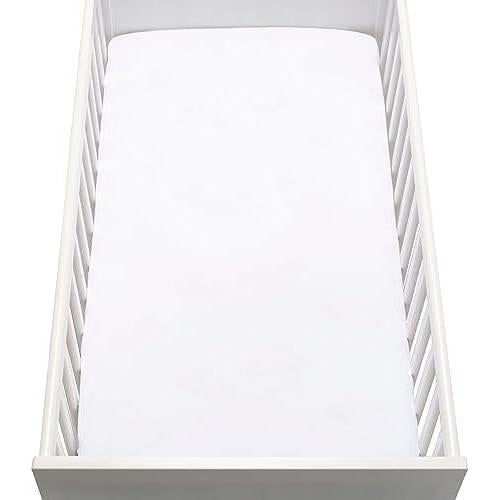 Sábanas Ajustadas Orgánicas para Cuna Newton Baby - 100% Algodón Muselina, Paquete de 2