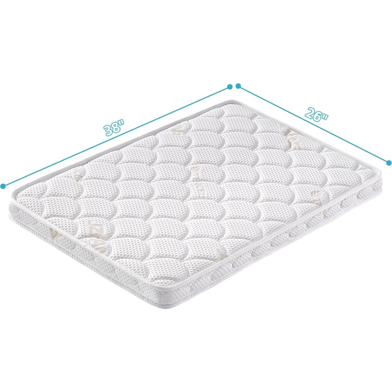 Colchón Pack and Play Espuma Premium 96.5x66 cm Blanco