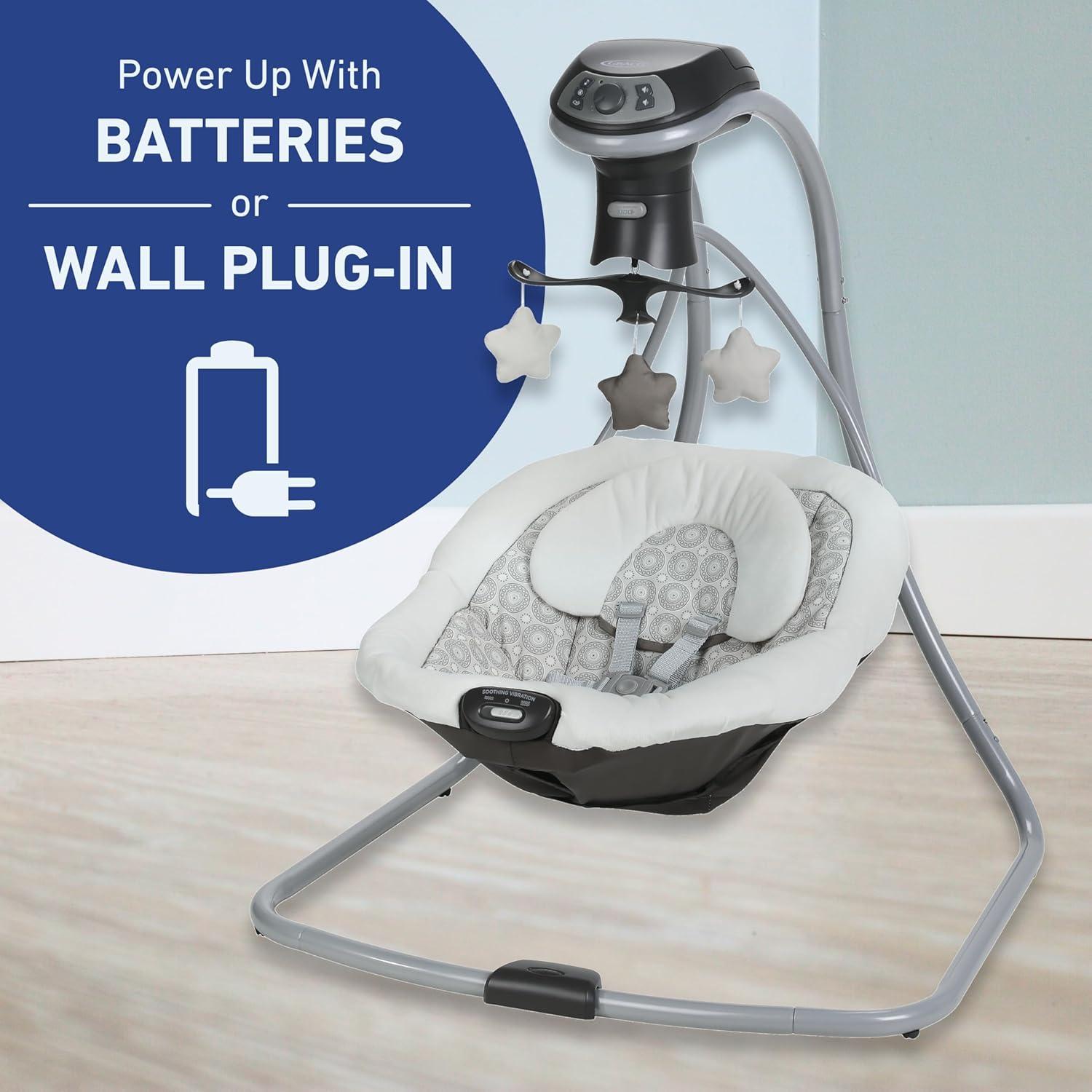 Columpio Graco Simple Sway Abbington 6 Velocidades y Vibración