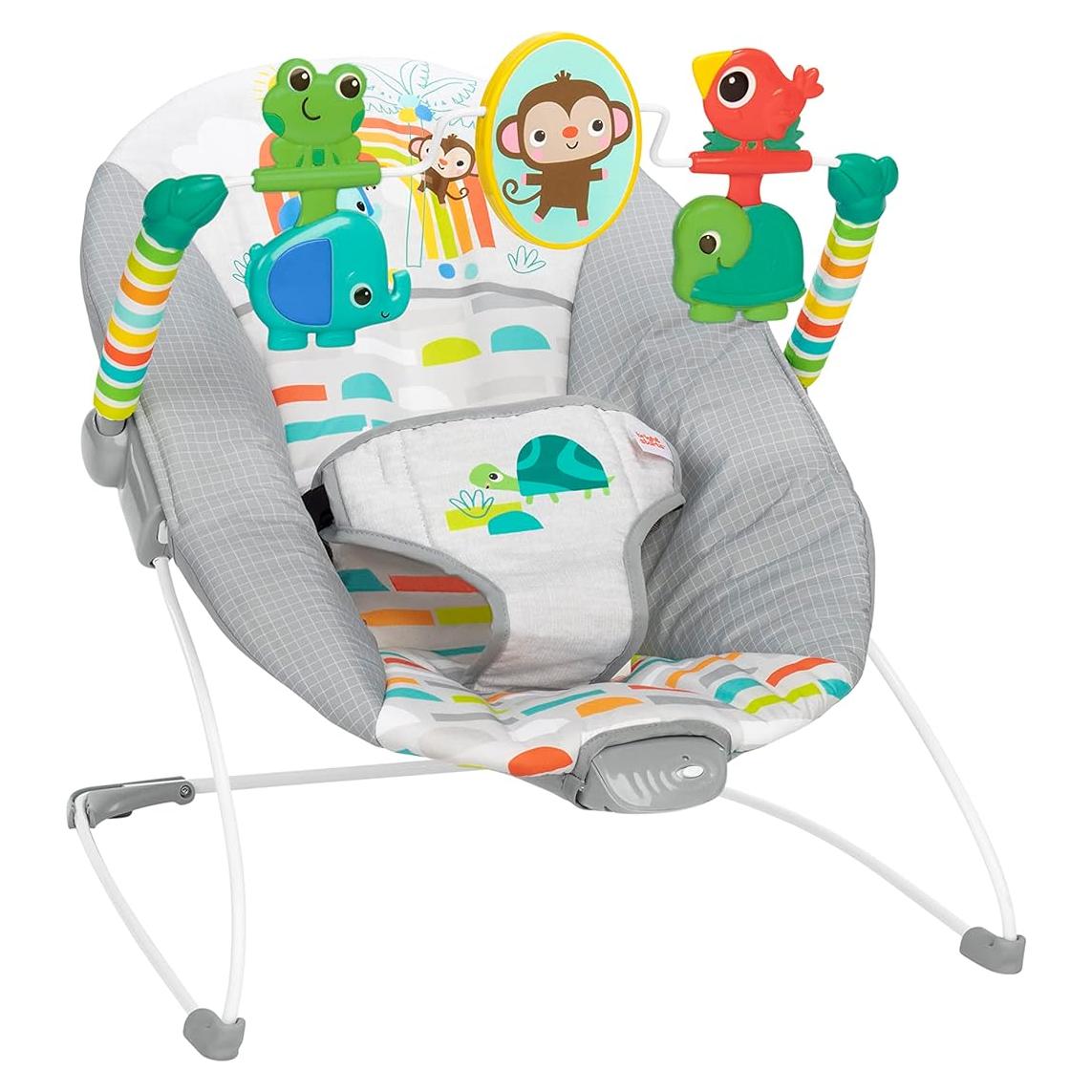 Asiento de rebote Bright Starts Paradise Juguetón 0-6 meses