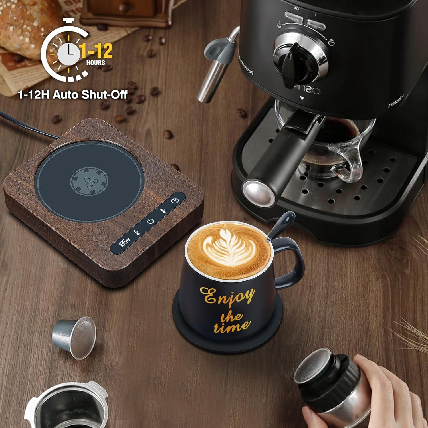 Juego Calentador de Tazas NEWCITY con Taza Cerámica 400ml