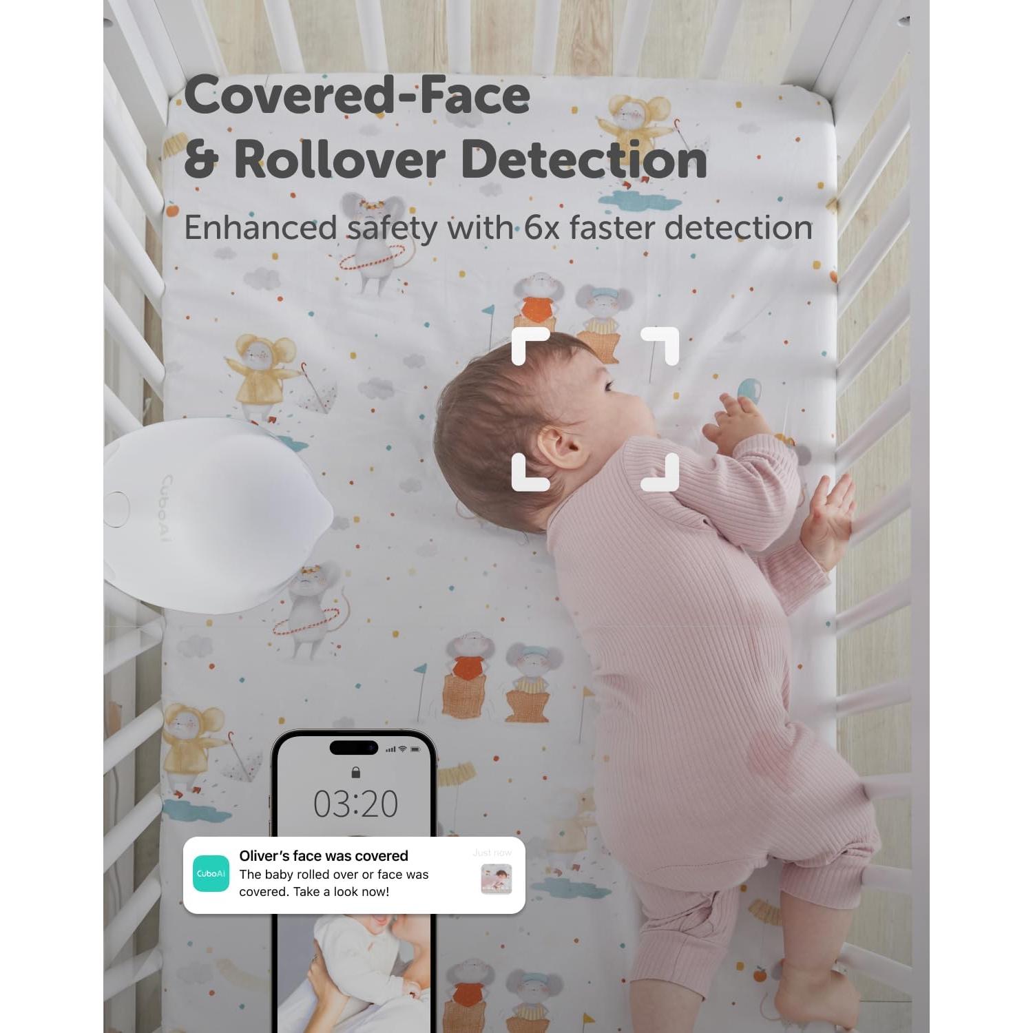 Monitor Inteligente para Bebés CuboAi 2025 WiFi 2.5K QHD