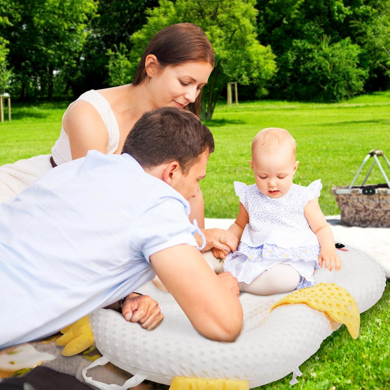Cojín para Bebés Delicia de Patito - Soporte Ergonómico 50x80cm