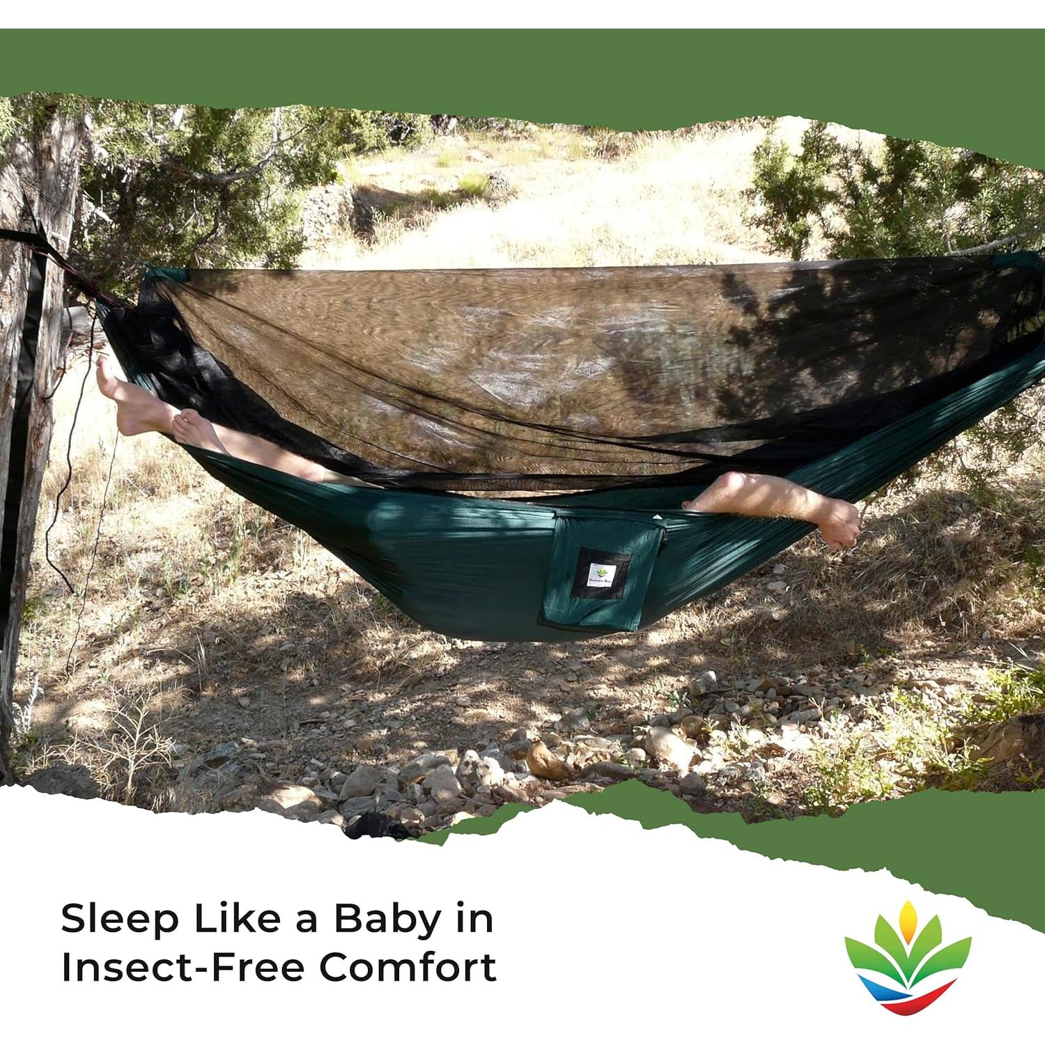 Hamaca Reversible con Red Antimosquitos Hammock Bliss 300x150cm